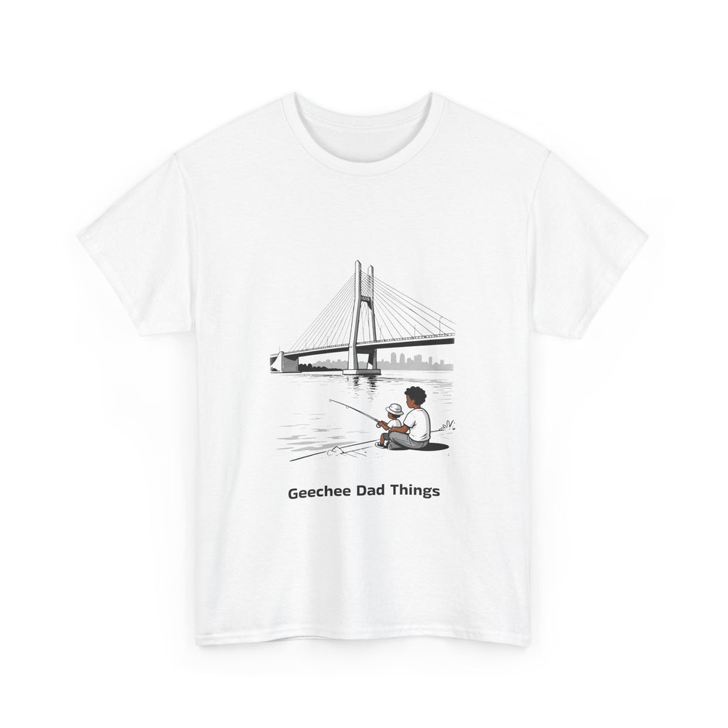 Geechee Dad Things T‑Shirt — Coastal Fishing Father Design