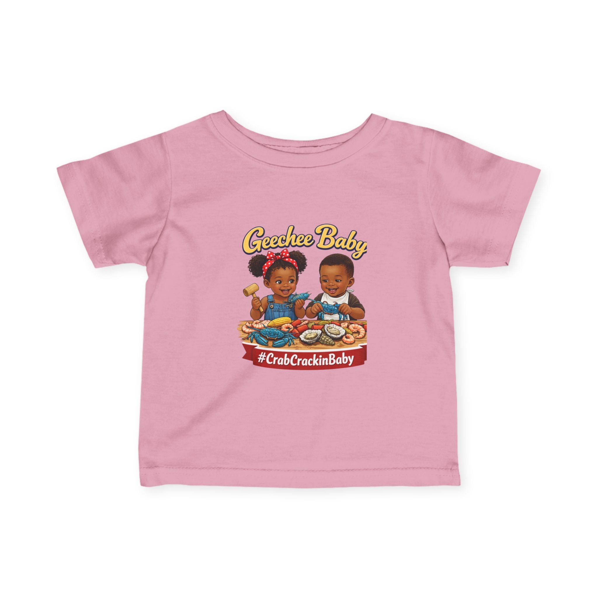Geechee Baby "Crab Crackin Baby" Infant Tee