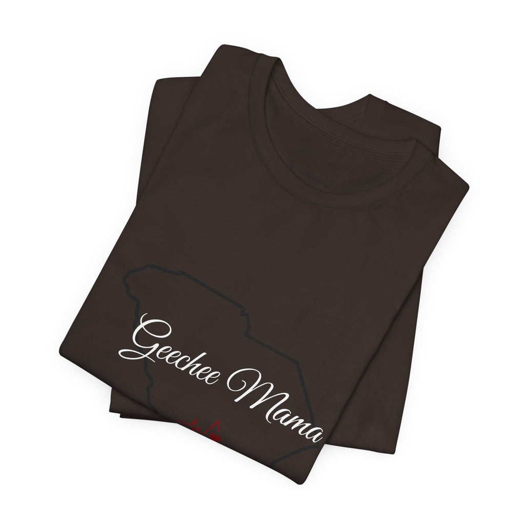 T-Shirt — "Geechee Mama" South Carolina Outline Mama Tee
