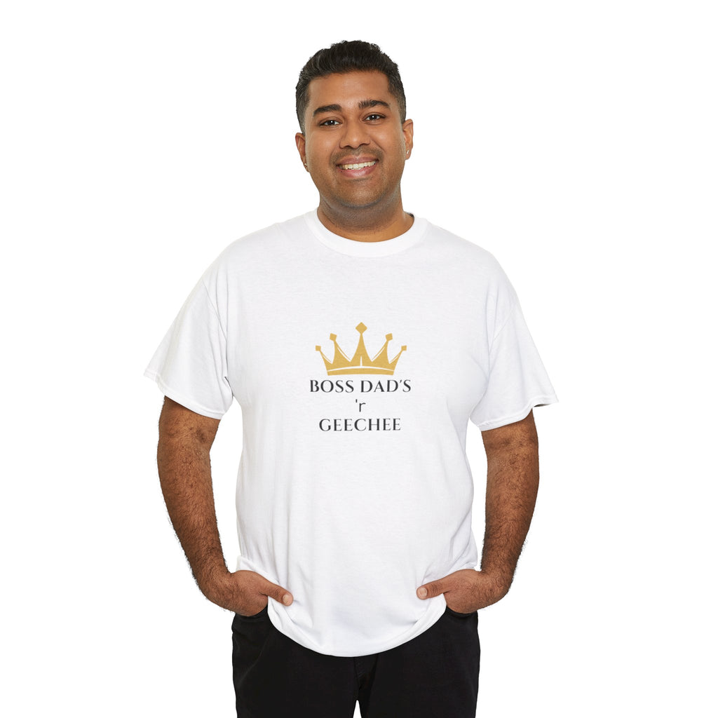 Geechee Dad "Boss Dad" T-Shirt — Gold Crown Geechee Dad Tee