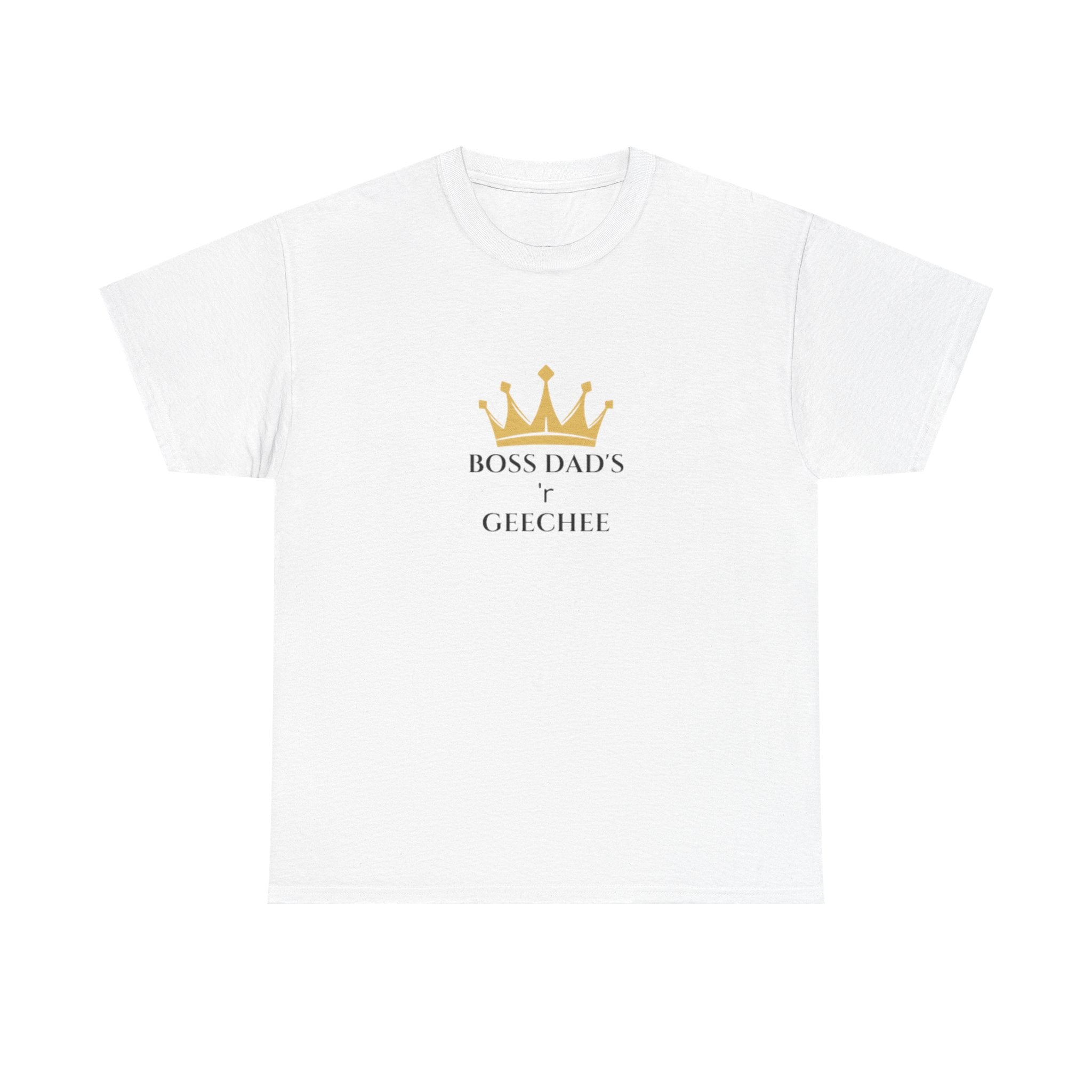Geechee Dad "Boss Dad" T-Shirt — Gold Crown Geechee Dad Tee