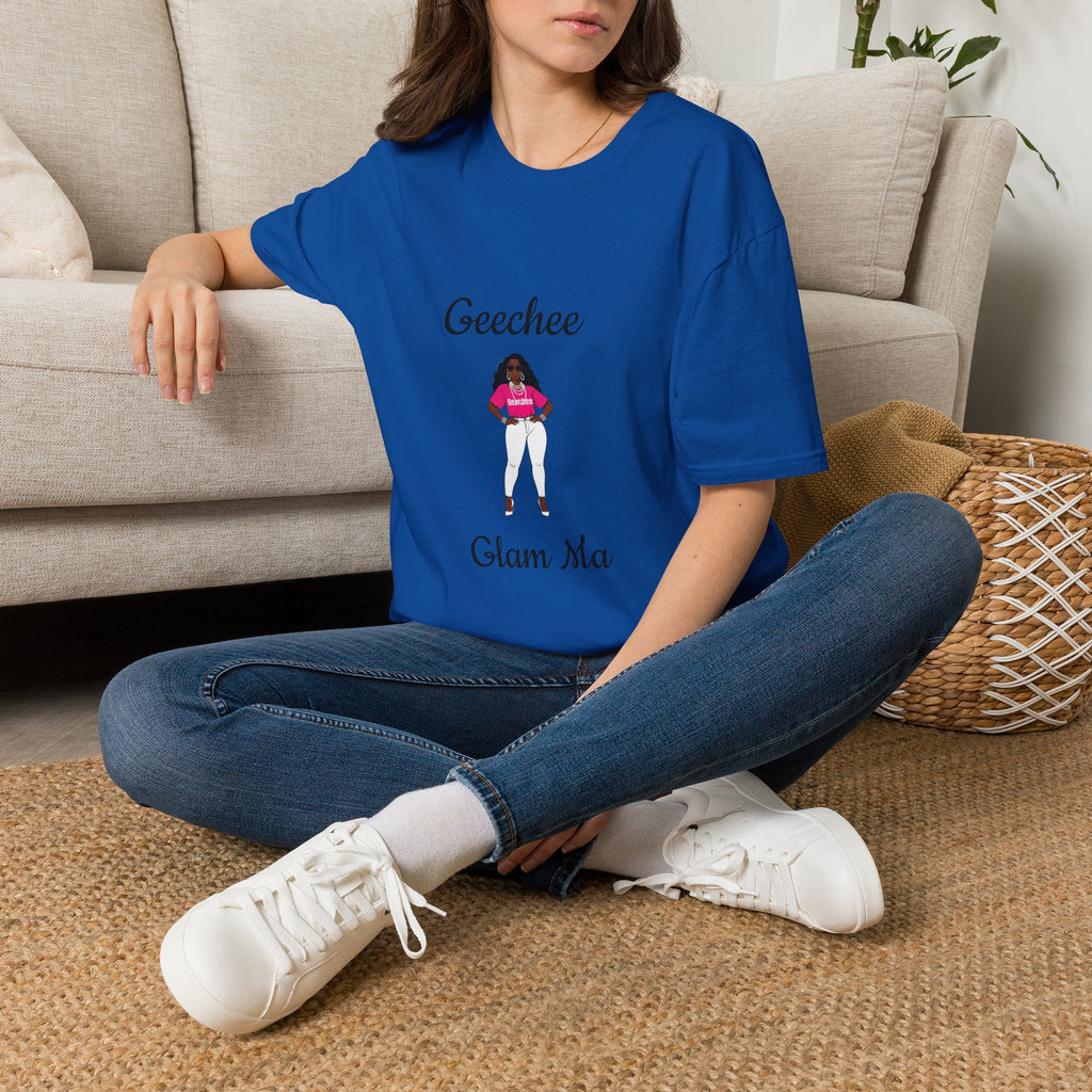 Geechee Glam Ma T-Shirt — Black Girl Magic Mom Graphic Tee