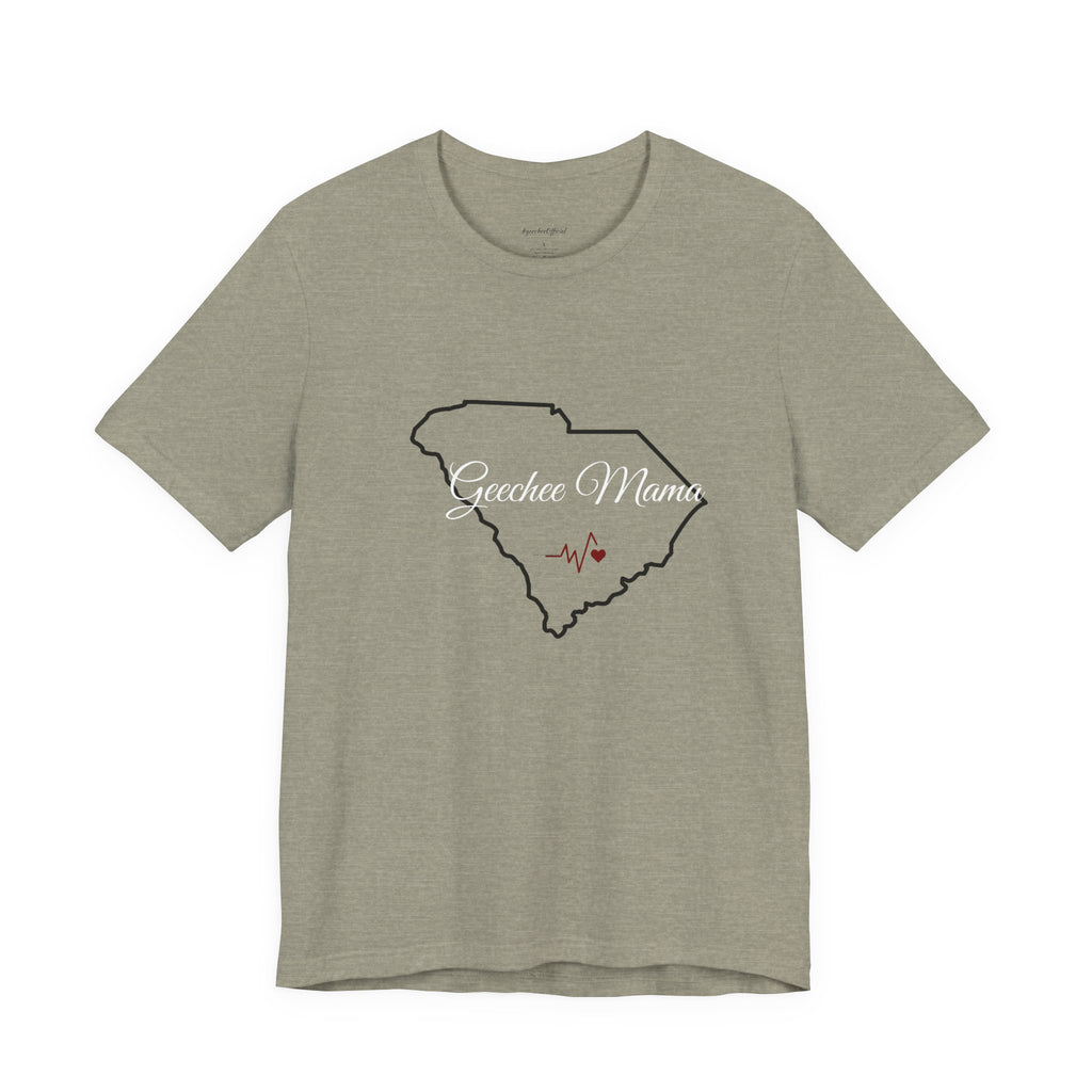 T-Shirt — "Geechee Mama" South Carolina Outline Mama Tee