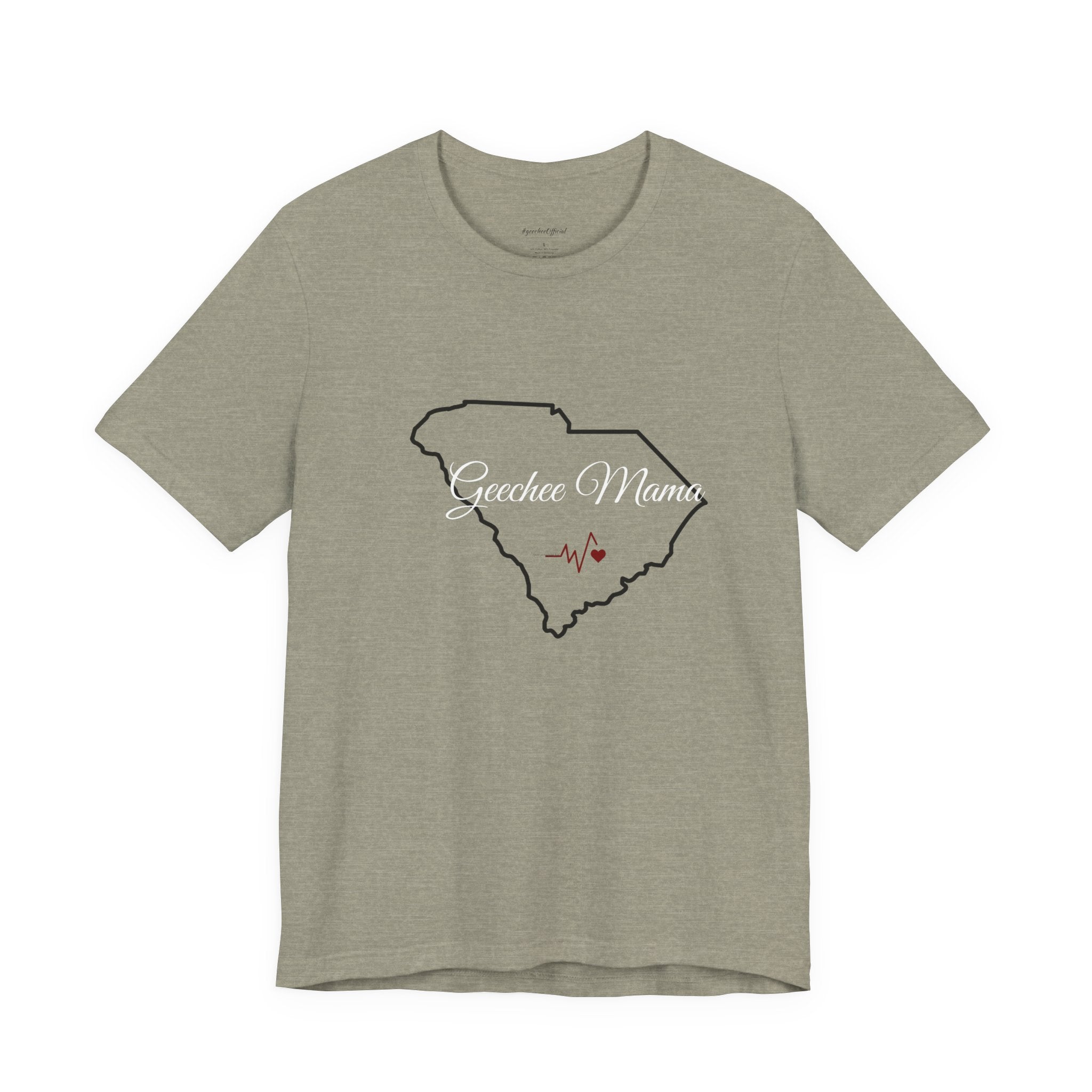 T-Shirt — "Geechee Mama" South Carolina Outline Mama Tee