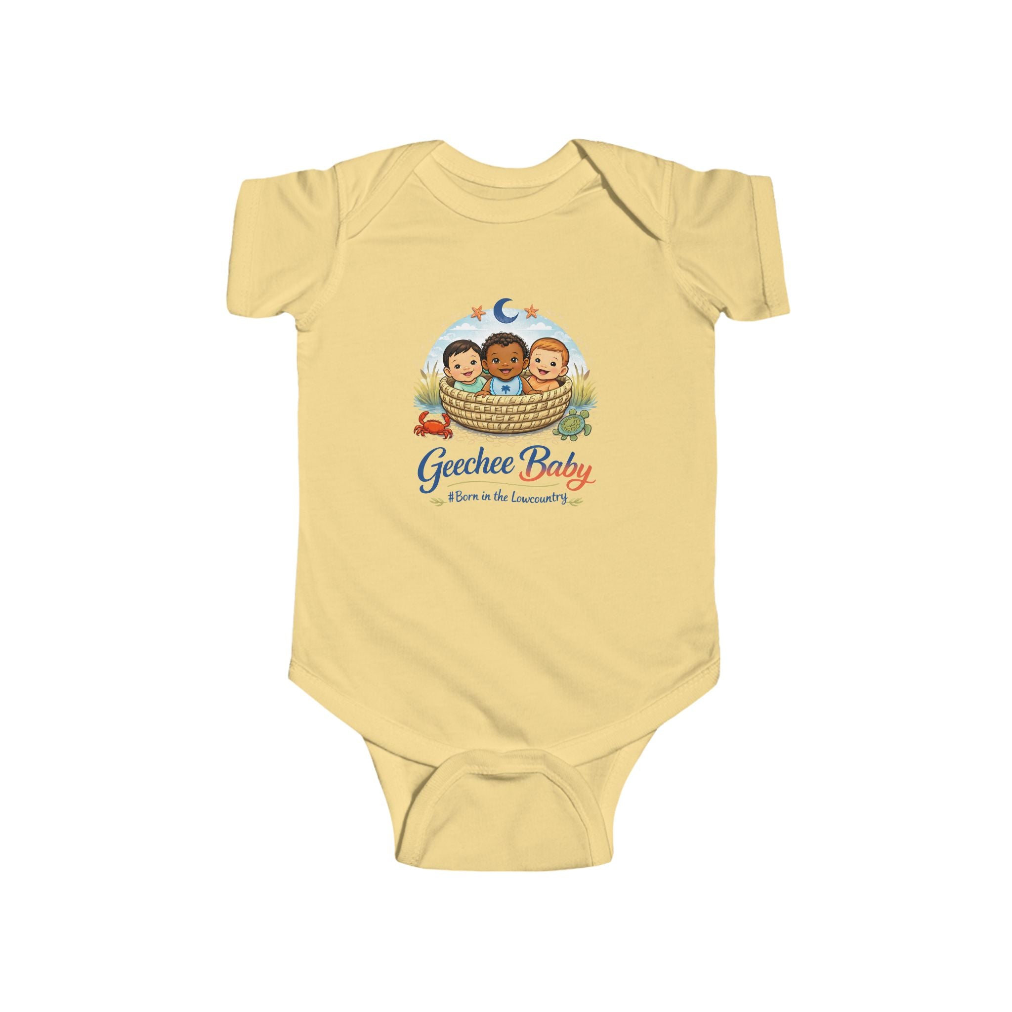 Geechee Baby "Baby trio " Baby Onesie