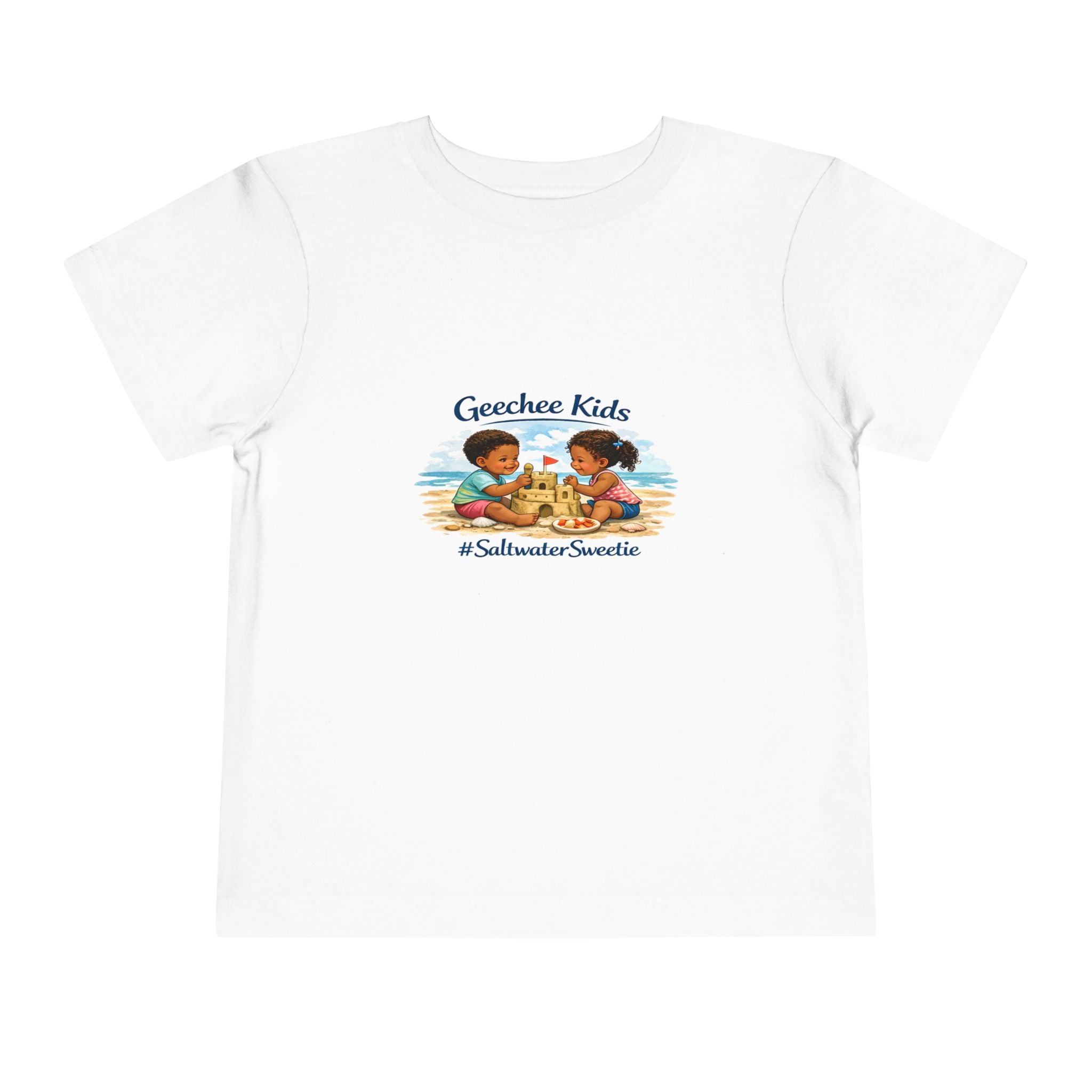 Geechee Kids "Saltwater Sweetie" Toddler Tee — Cute Beach Graphic Shirt