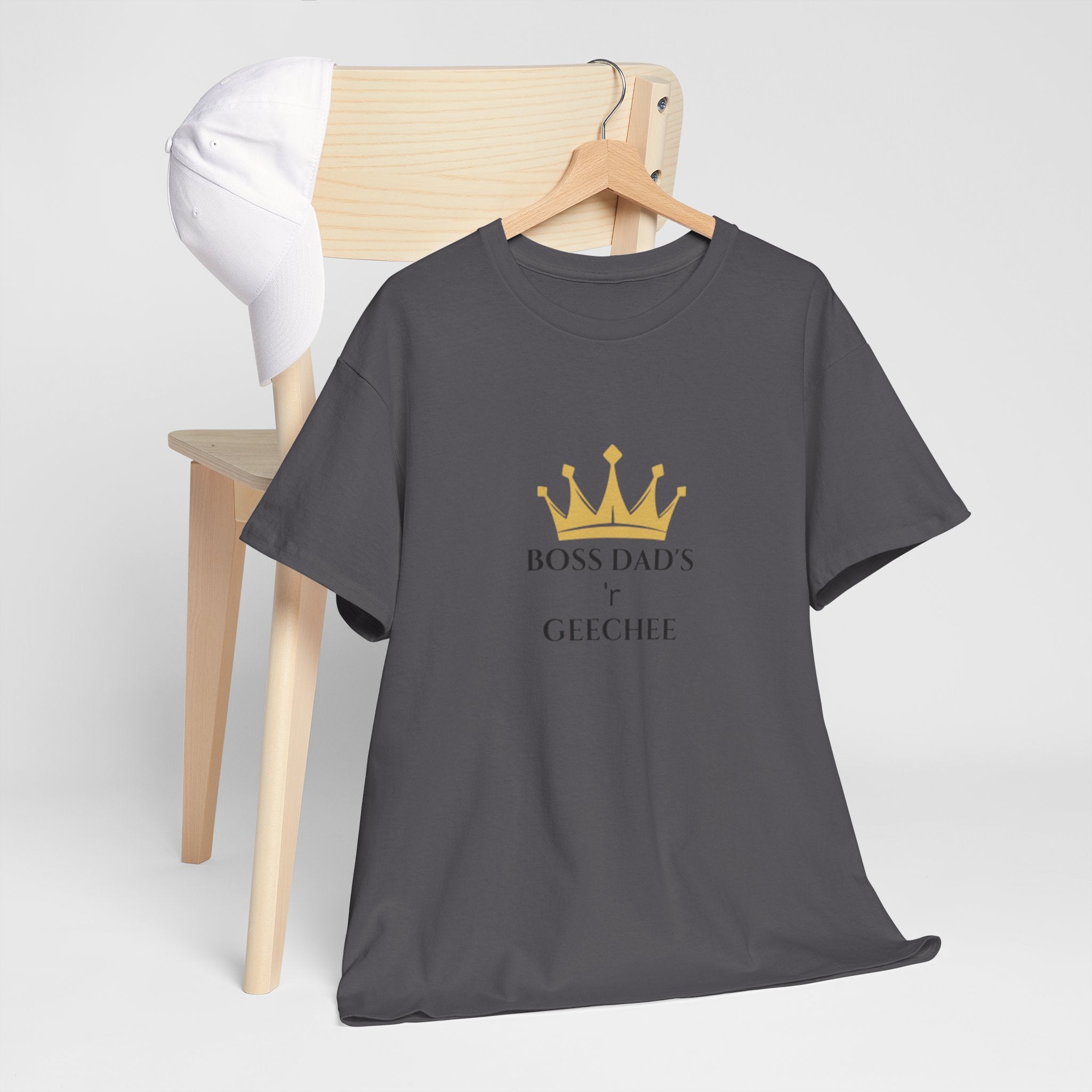 Geechee Dad "Boss Dad" T-Shirt — Gold Crown Geechee Dad Tee