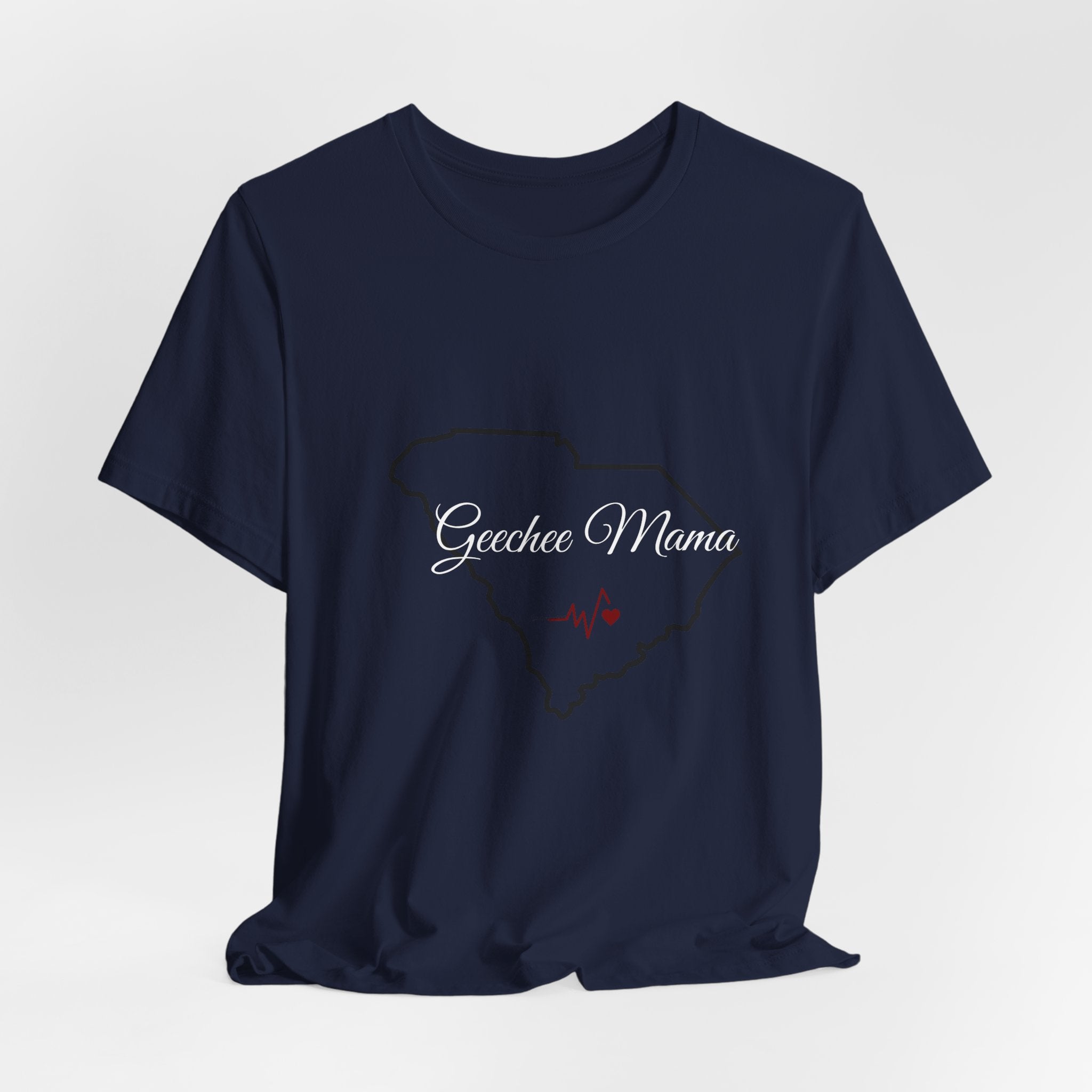 T-Shirt — "Geechee Mama" South Carolina Outline Mama Tee