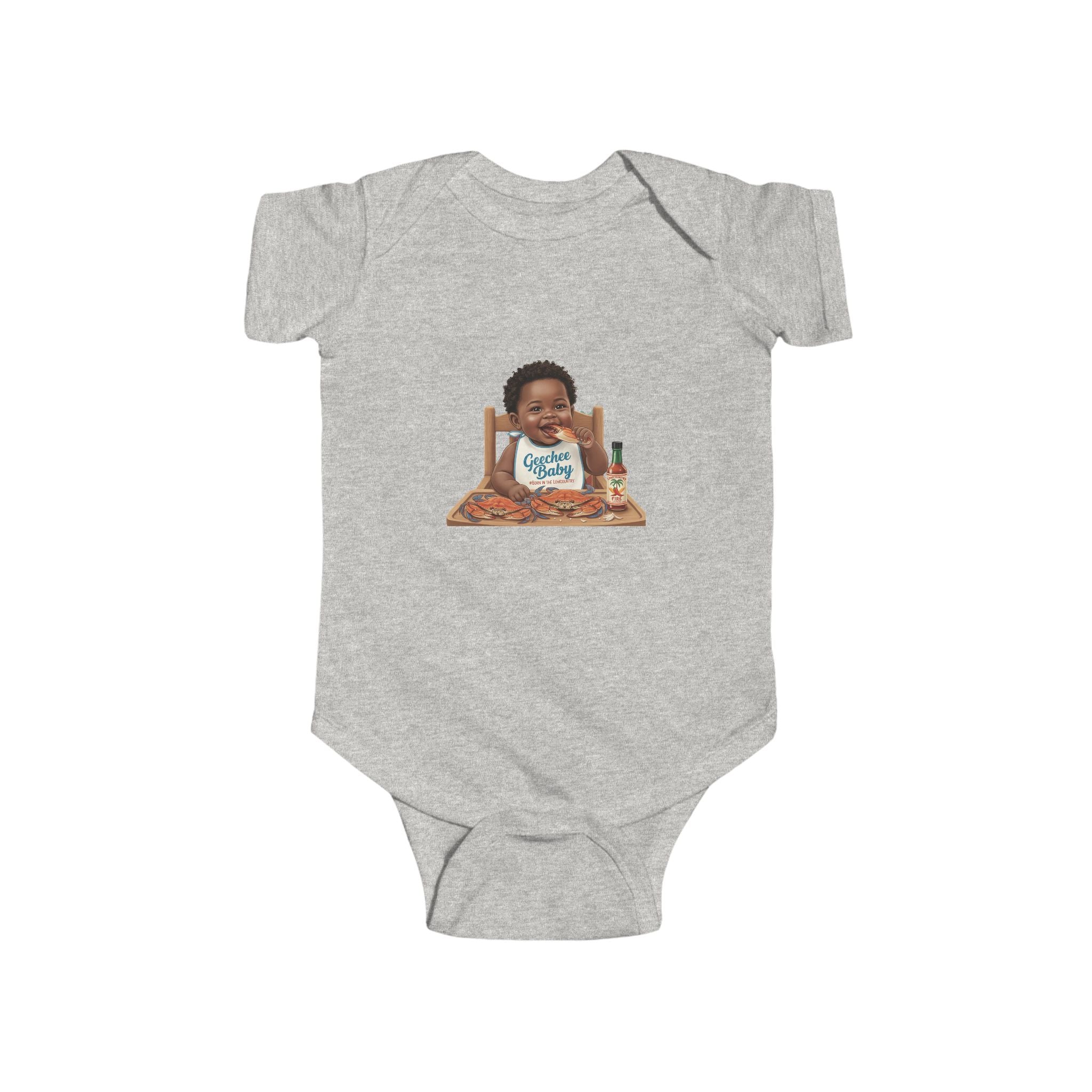 Geechee Baby "Cute Highchair Baby" Infant Onesie