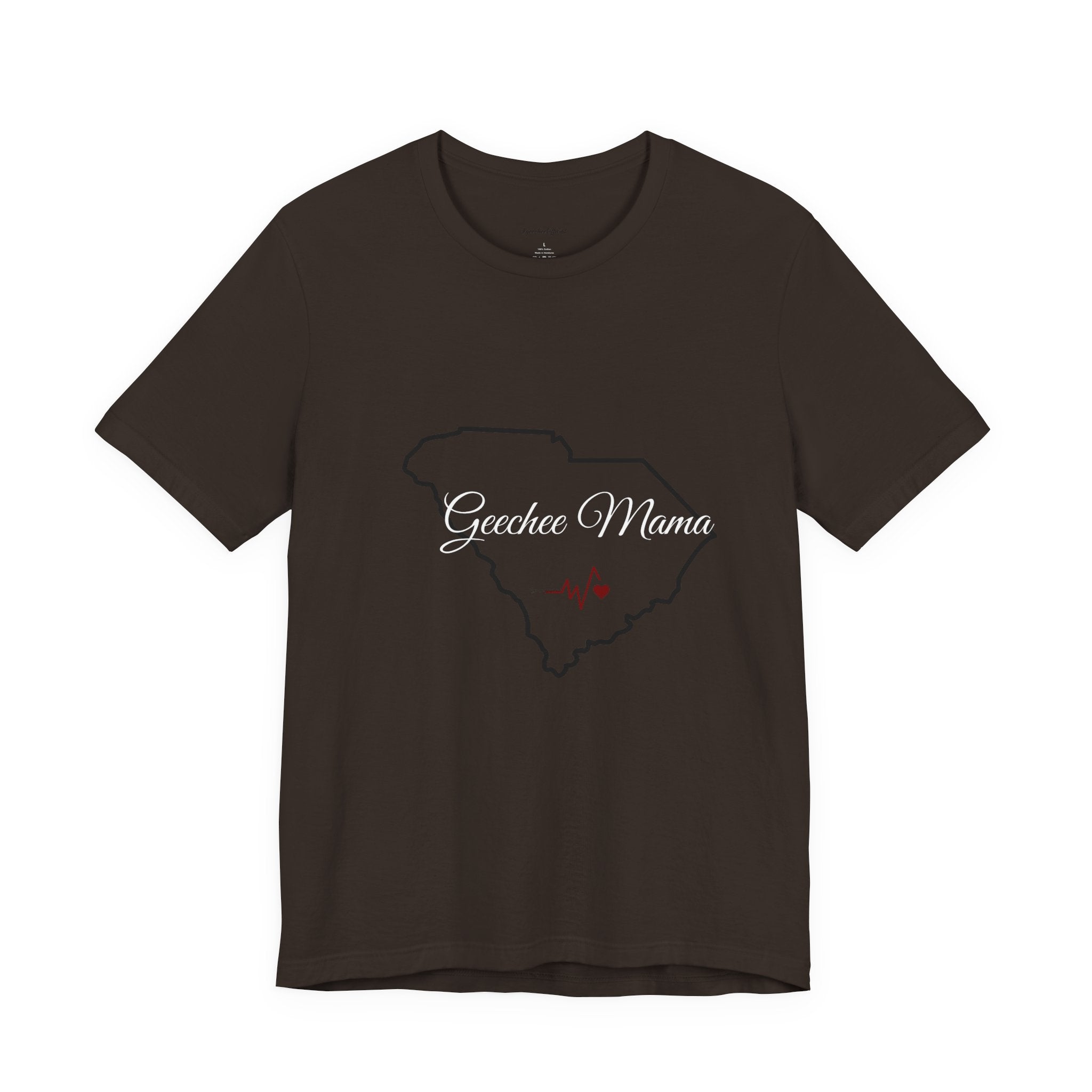 T-Shirt — "Geechee Mama" South Carolina Outline Mama Tee