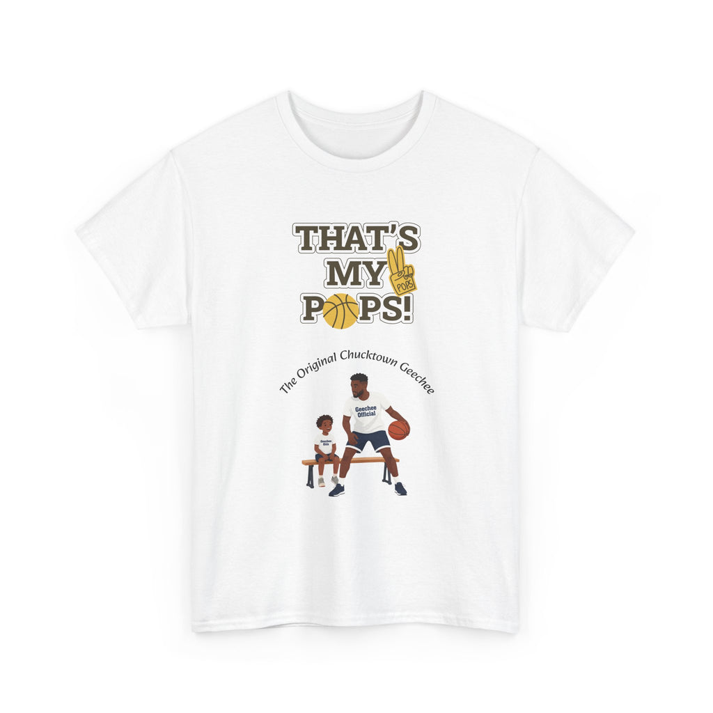 "That’s My Pops!" Basketball Dad T‑Shirt — Father & Son Sports Tee