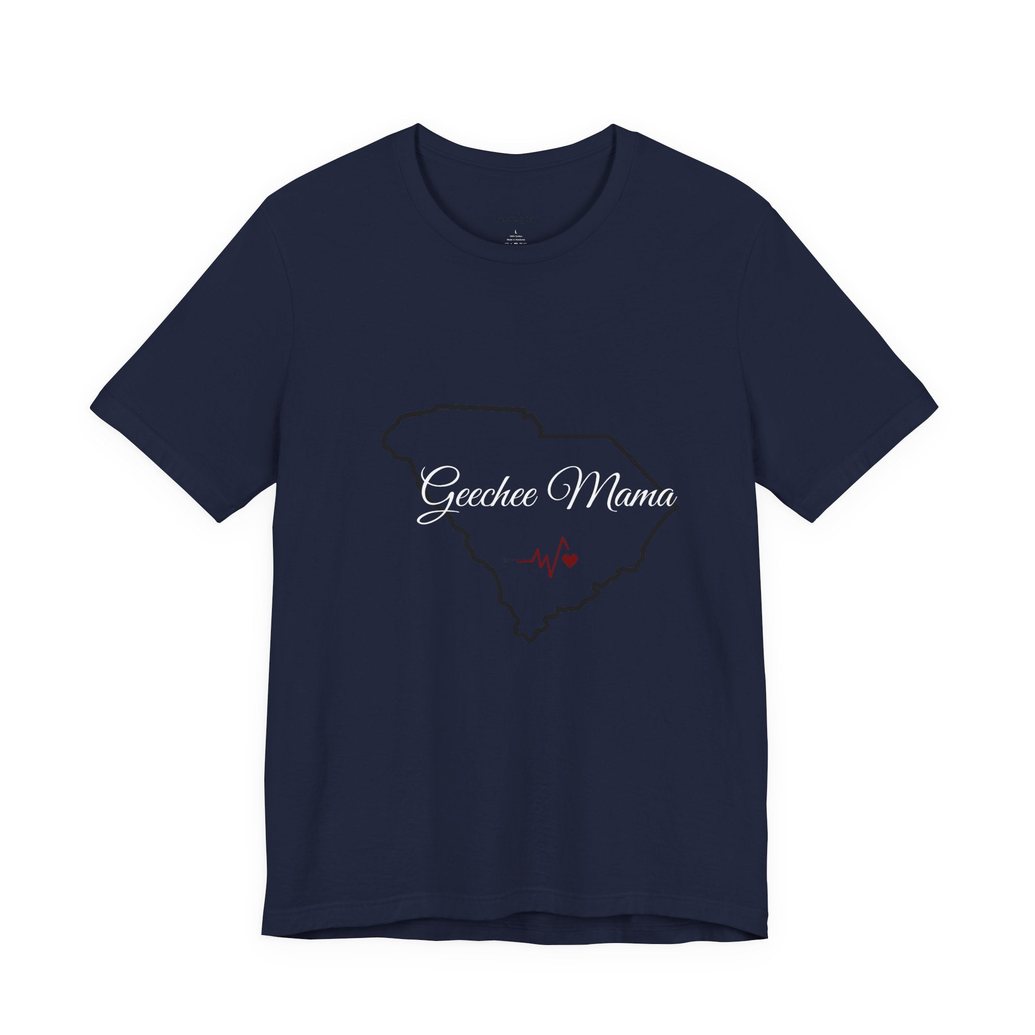 T-Shirt — "Geechee Mama" South Carolina Outline Mama Tee