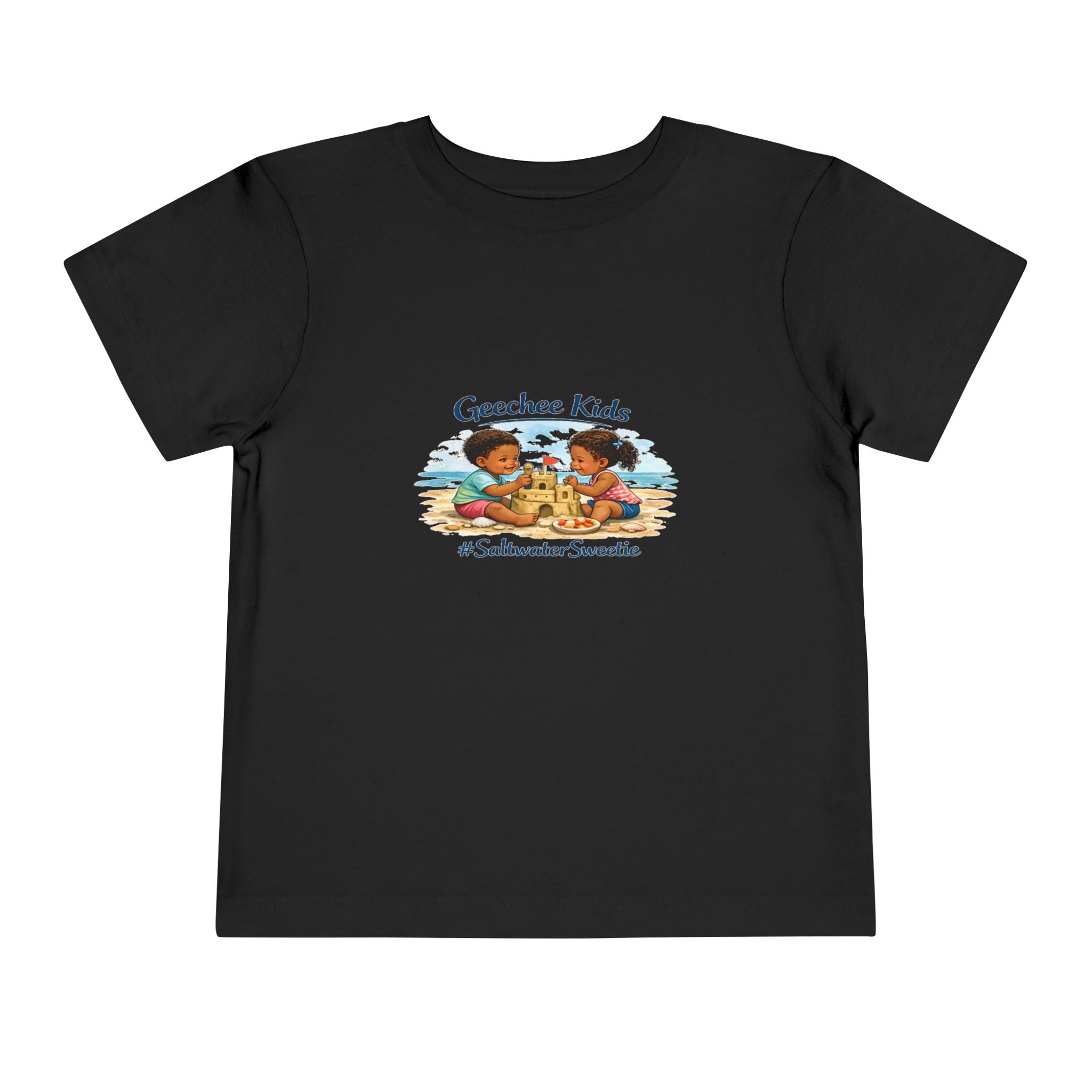 Geechee Kids "Saltwater Sweetie" Toddler Tee — Cute Beach Graphic Shirt