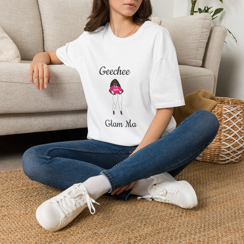 Geechee Glam Ma T-Shirt — Black Girl Magic Mom Graphic Tee