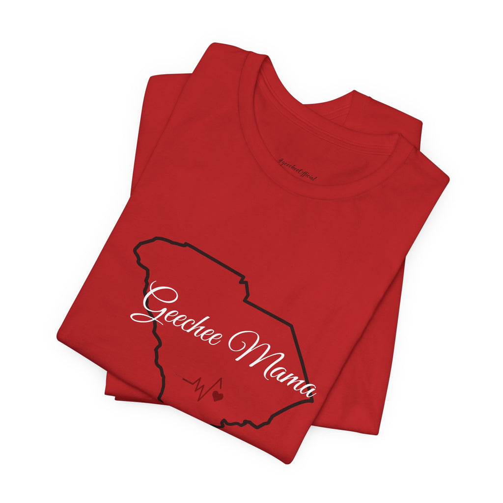 T-Shirt — "Geechee Mama" South Carolina Outline Mama Tee