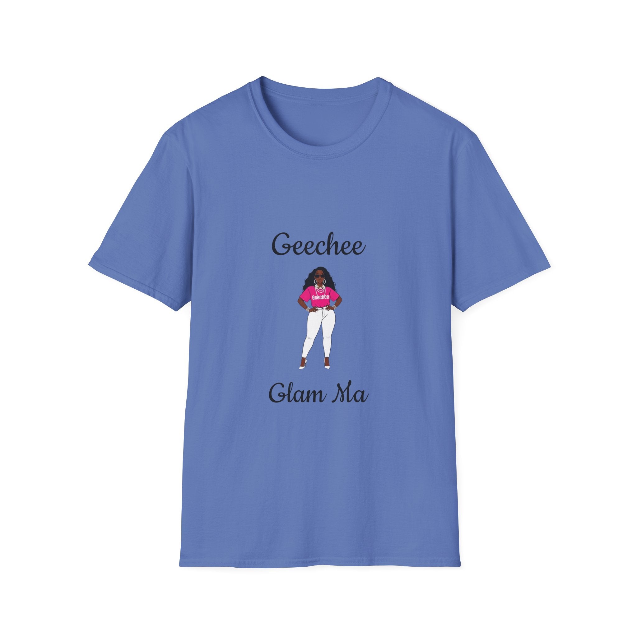 Geechee Glam Ma T-Shirt — Black Girl Magic Mom Graphic Tee