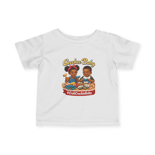 Geechee Baby "Crab Crackin Baby" Infant Tee