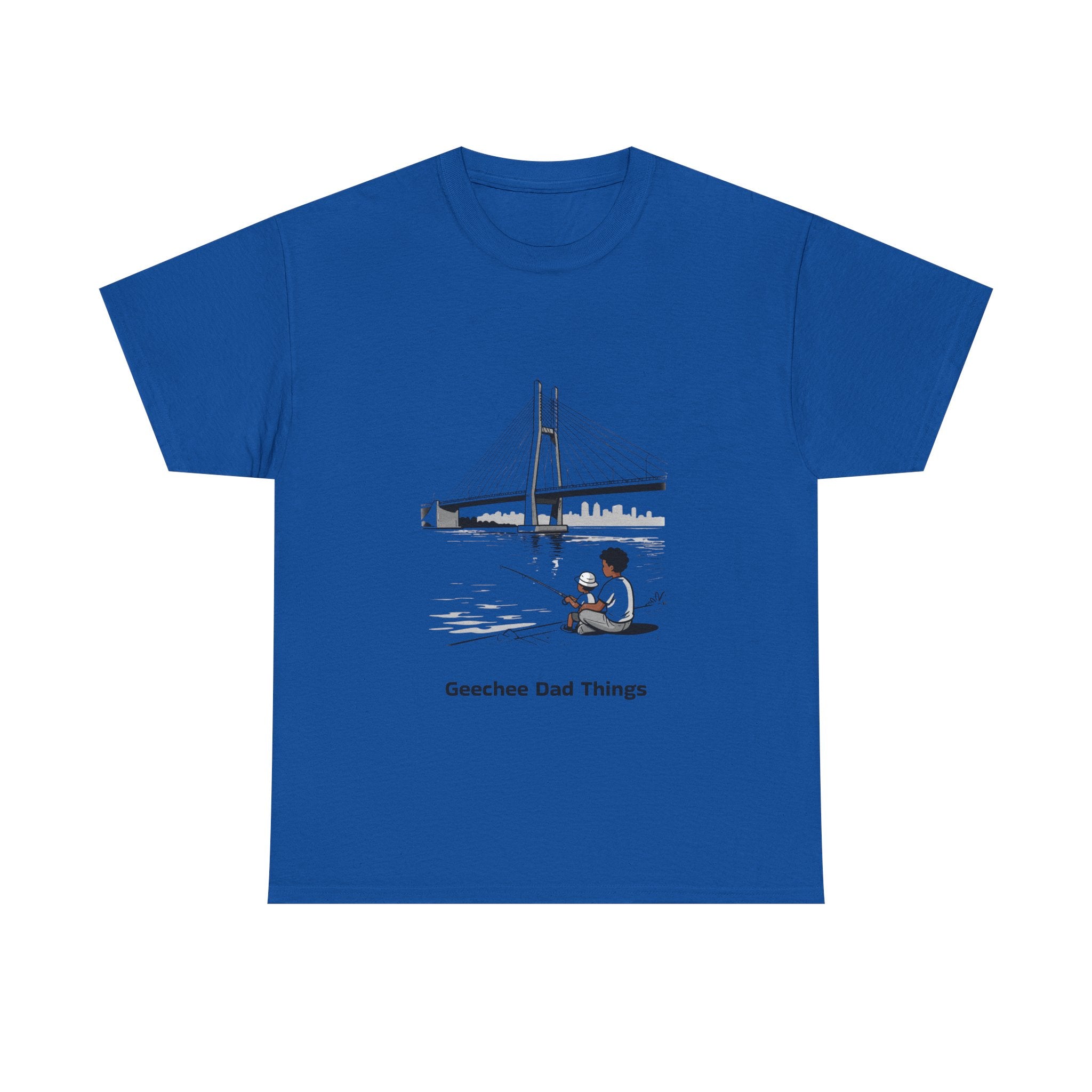 Geechee Dad Things T‑Shirt — Coastal Fishing Father Design