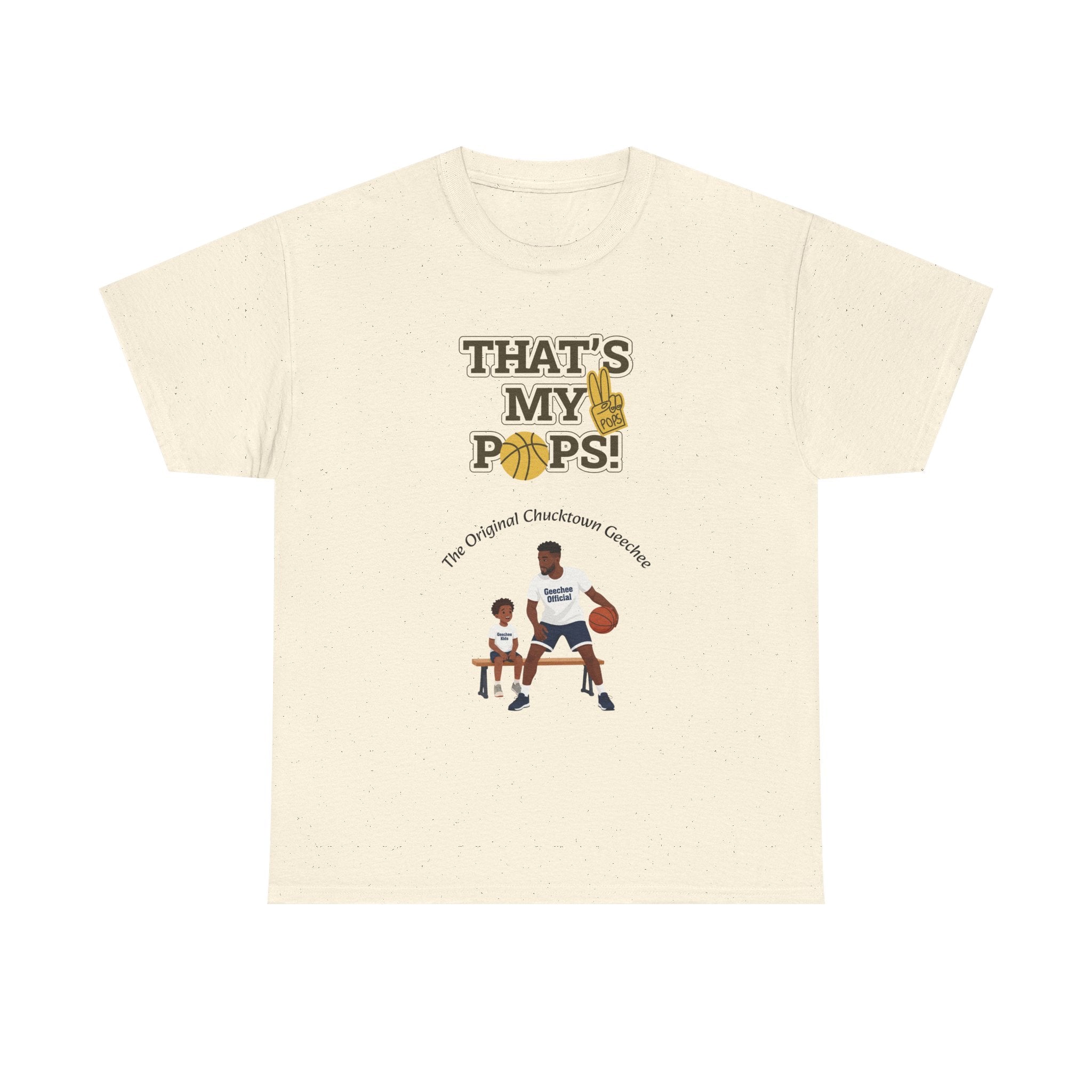 "That’s My Pops!" Basketball Dad T‑Shirt — Father & Son Sports Tee