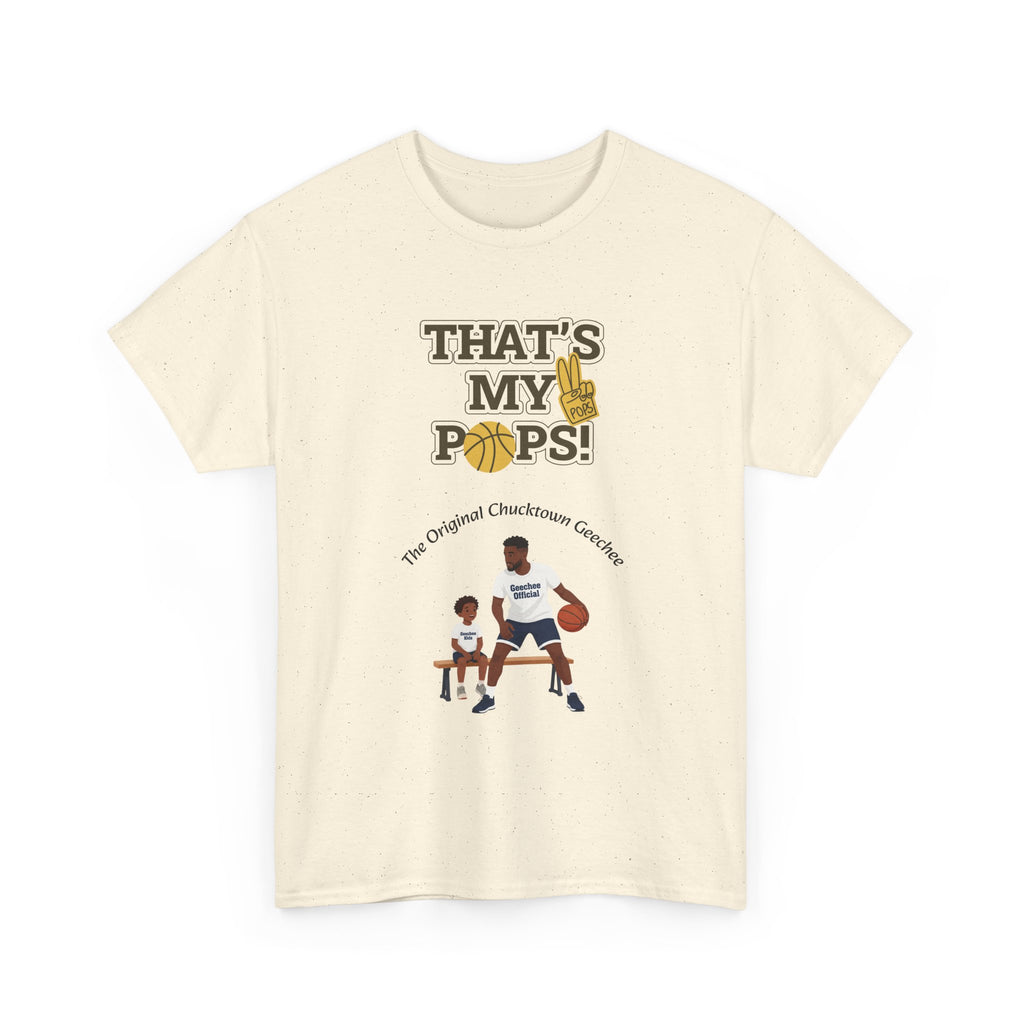 "That’s My Pops!" Basketball Dad T‑Shirt — Father & Son Sports Tee