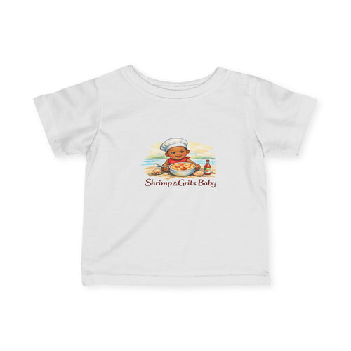 Geechee Baby "Shrimp and Grits Baby" Infant Tee