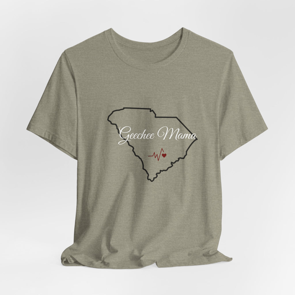 T-Shirt — "Geechee Mama" South Carolina Outline Mama Tee