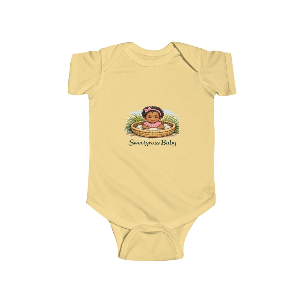 Geechee Baby "Sweetgrass Baby" Infant onesie