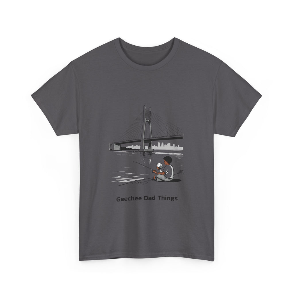 Geechee Dad Things T‑Shirt — Coastal Fishing Father Design