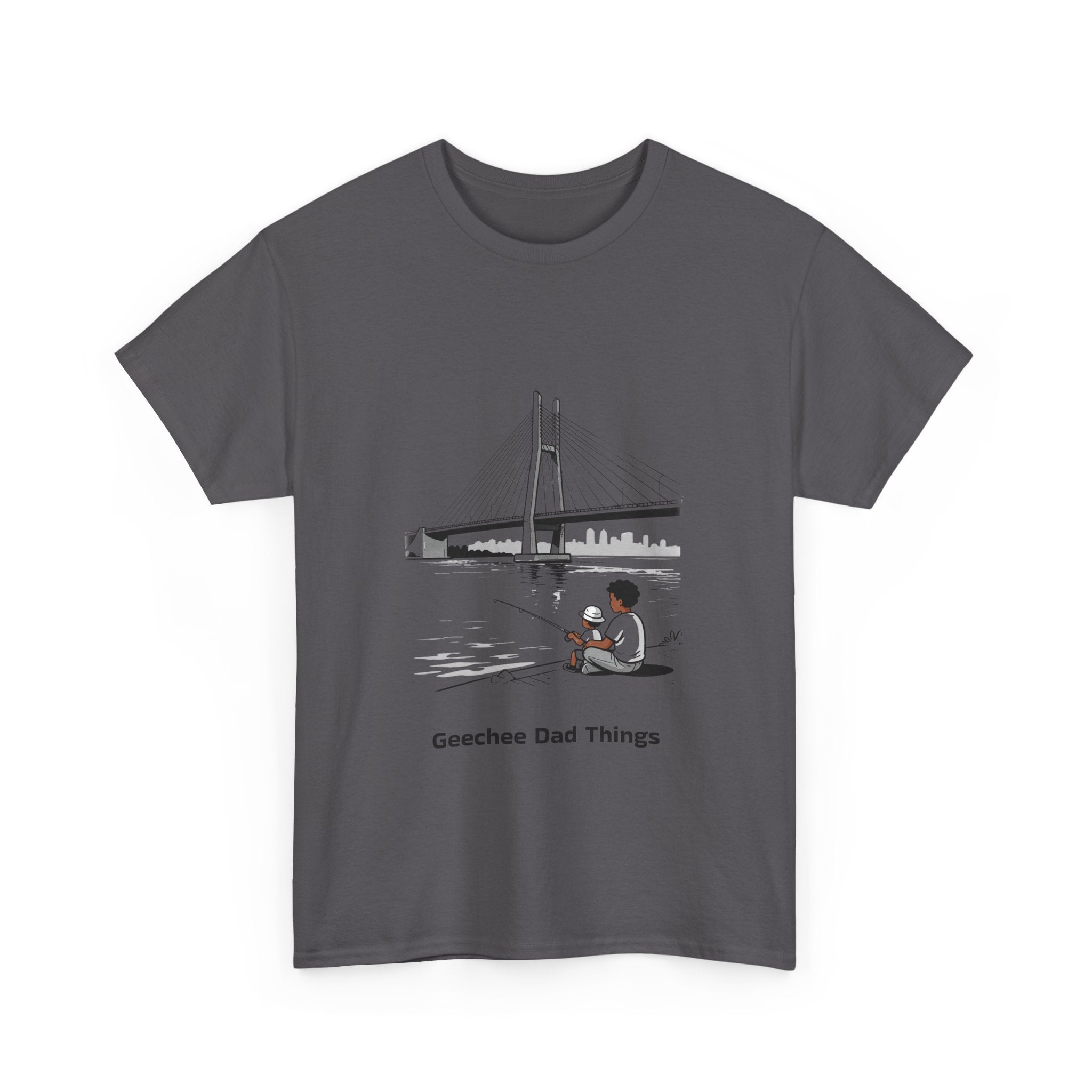 Geechee Dad Things T‑Shirt — Coastal Fishing Father Design