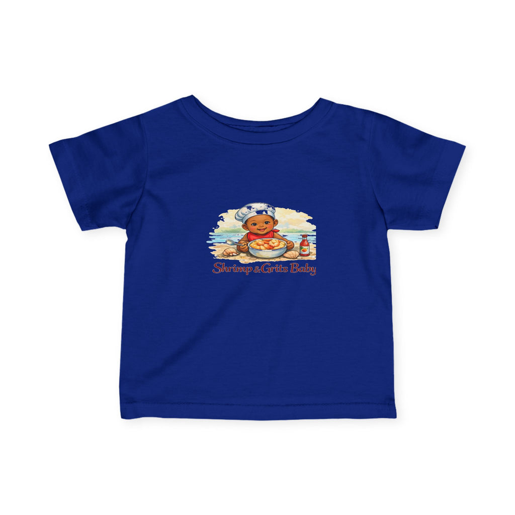 Geechee Baby "Shrimp and Grits Baby" Infant Tee