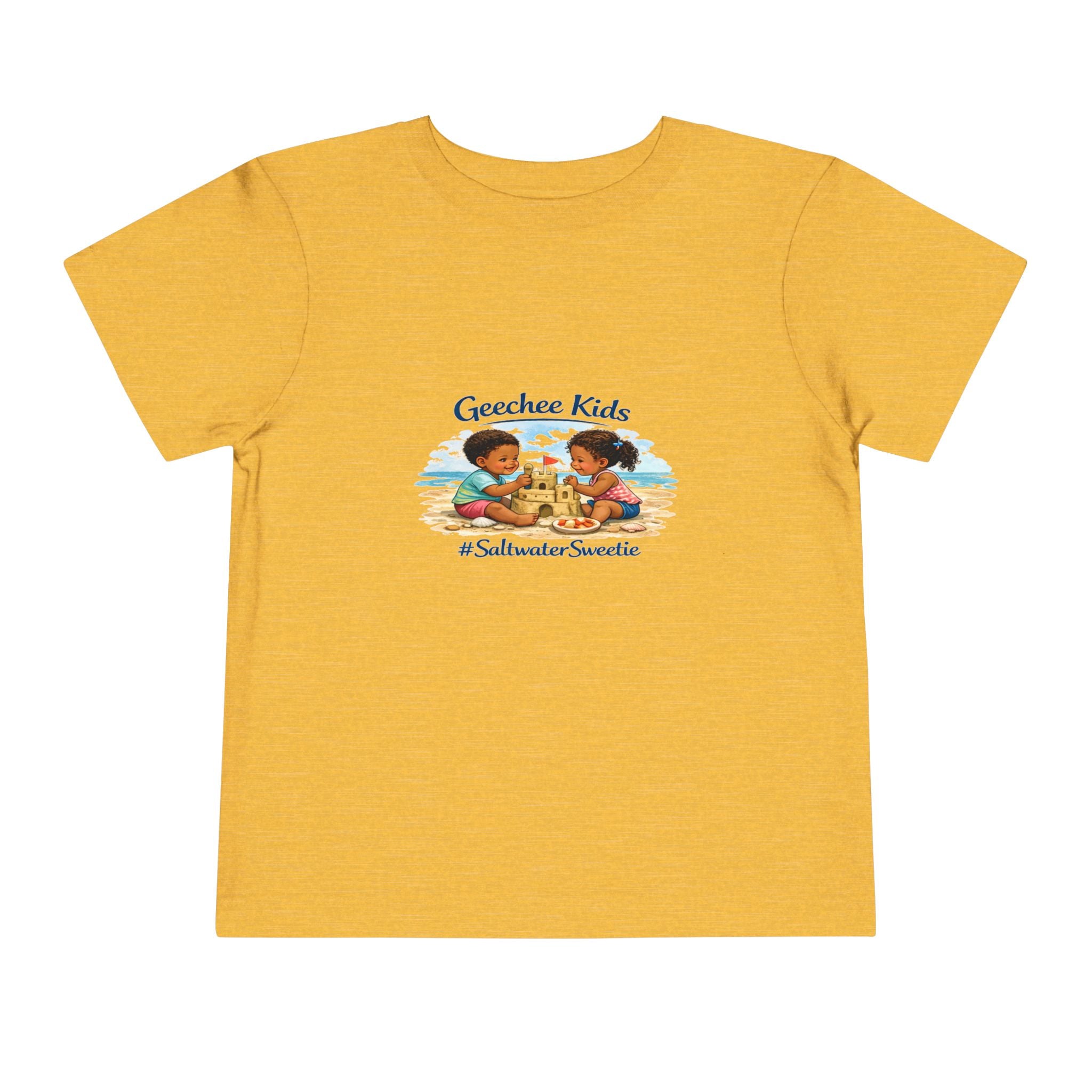 Geechee Kids "Saltwater Sweetie" Toddler Tee — Cute Beach Graphic Shirt