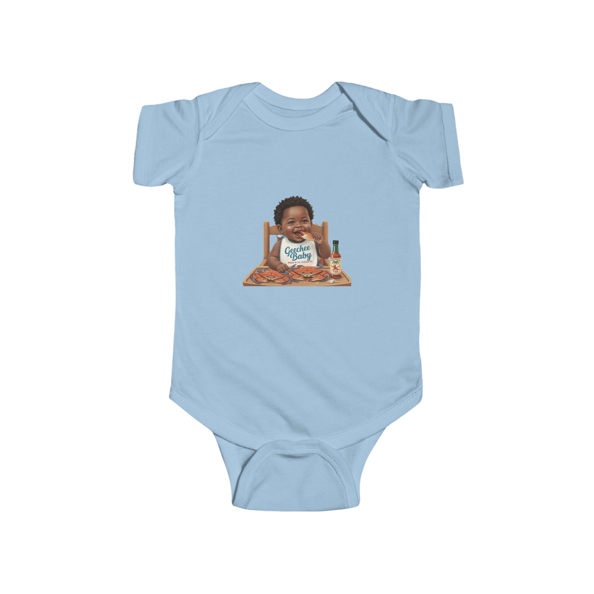 Geechee Baby "Cute Highchair Baby" Infant Onesie