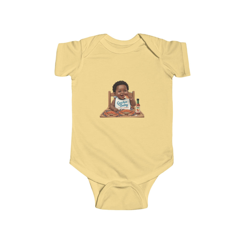 Geechee Baby "Cute Highchair Baby" Infant Onesie