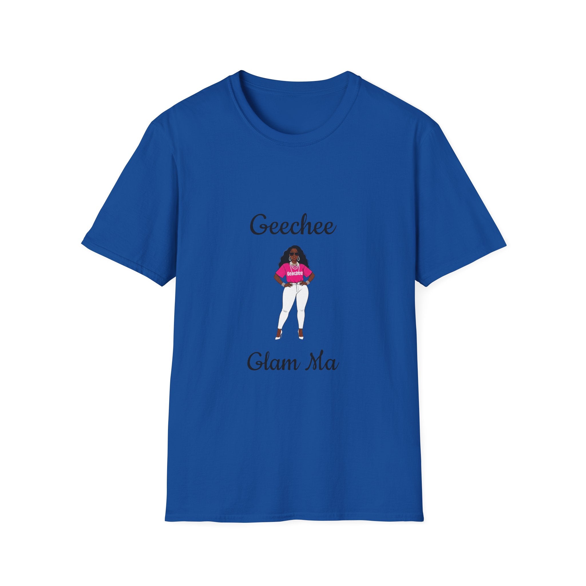 Geechee Glam Ma T-Shirt — Black Girl Magic Mom Graphic Tee