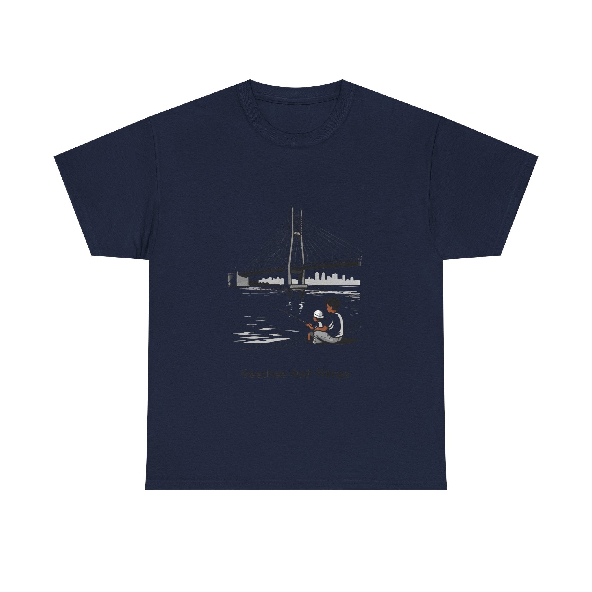 Geechee Dad Things T‑Shirt — Coastal Fishing Father Design