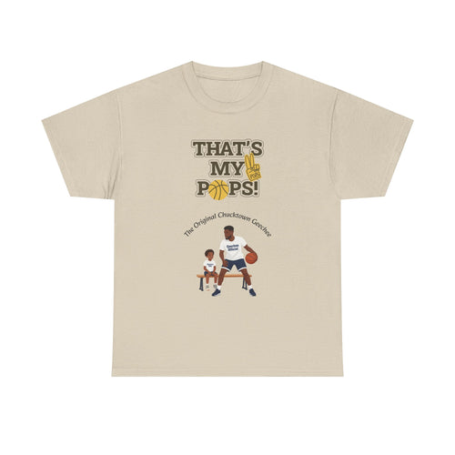 "That’s My Pops!" Basketball Dad T‑Shirt — Father & Son Sports Tee