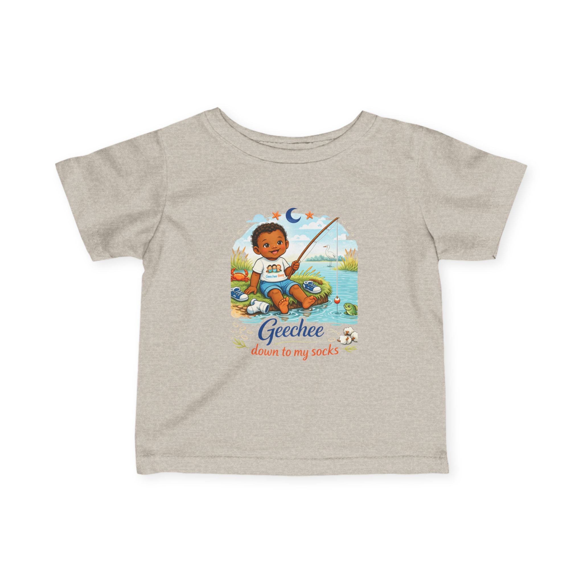Geechee Baby "Down to My Socks" Infant Tee