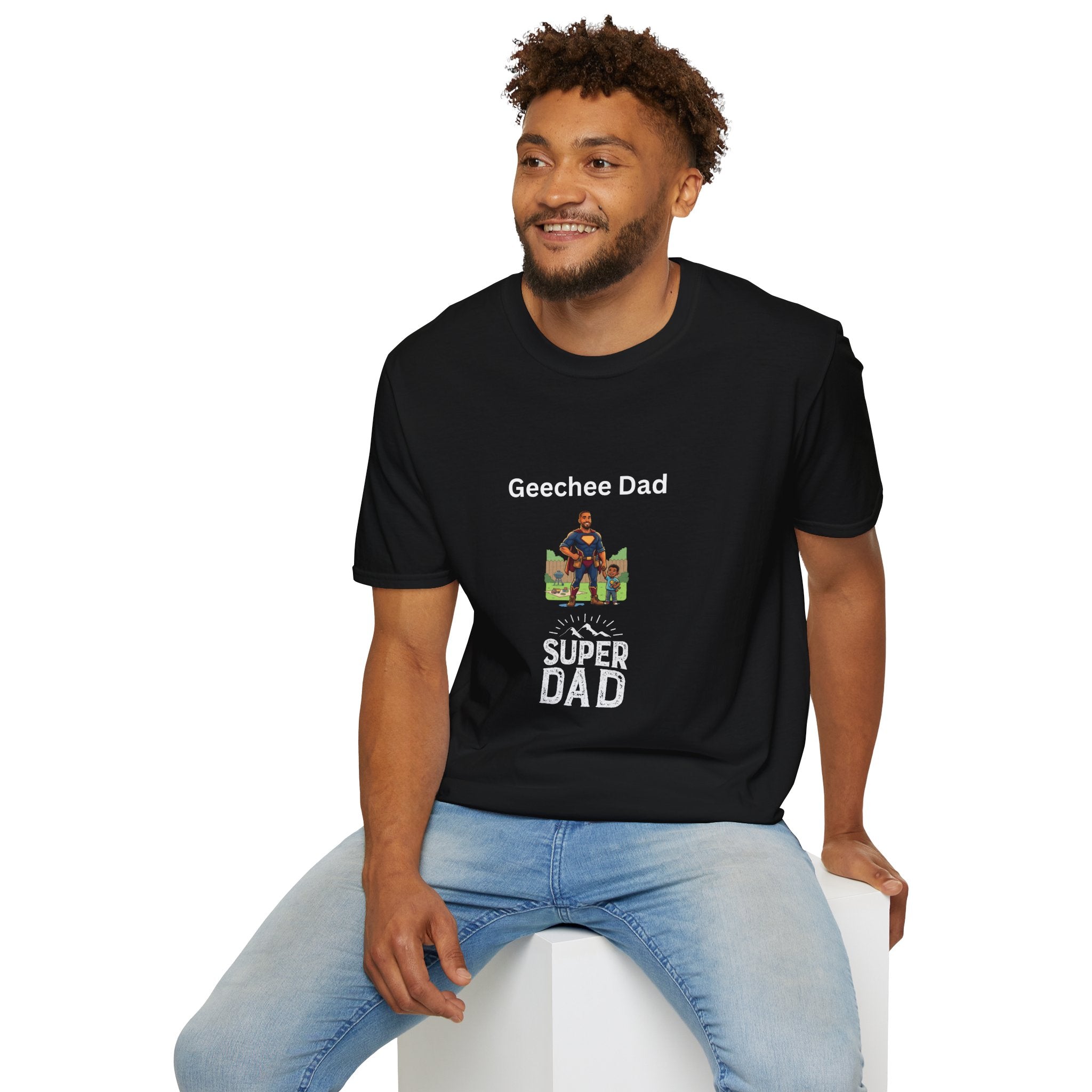Geechee "Super Dad" T-Shirt — Super Dad Cultural Pride Tee