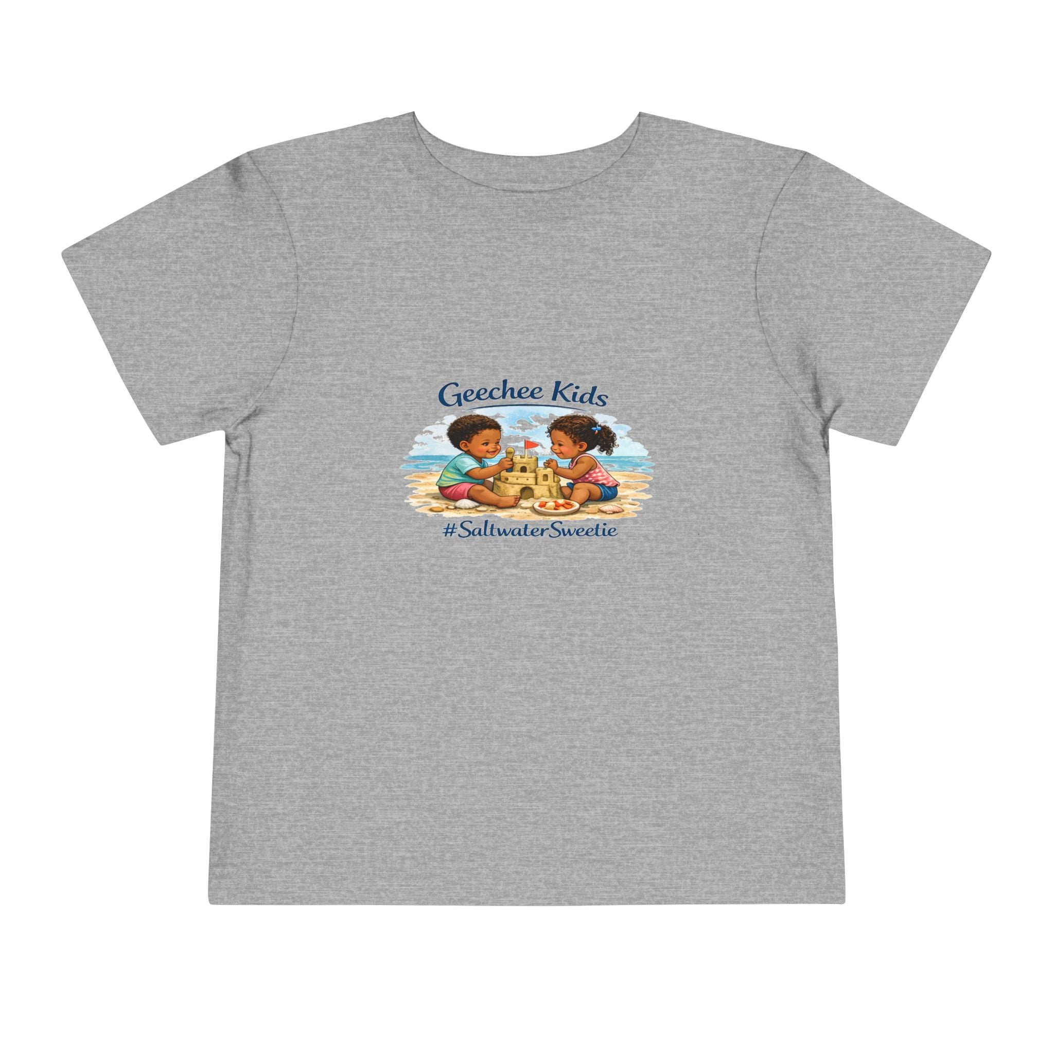 Geechee Kids "Saltwater Sweetie" Toddler Tee — Cute Beach Graphic Shirt