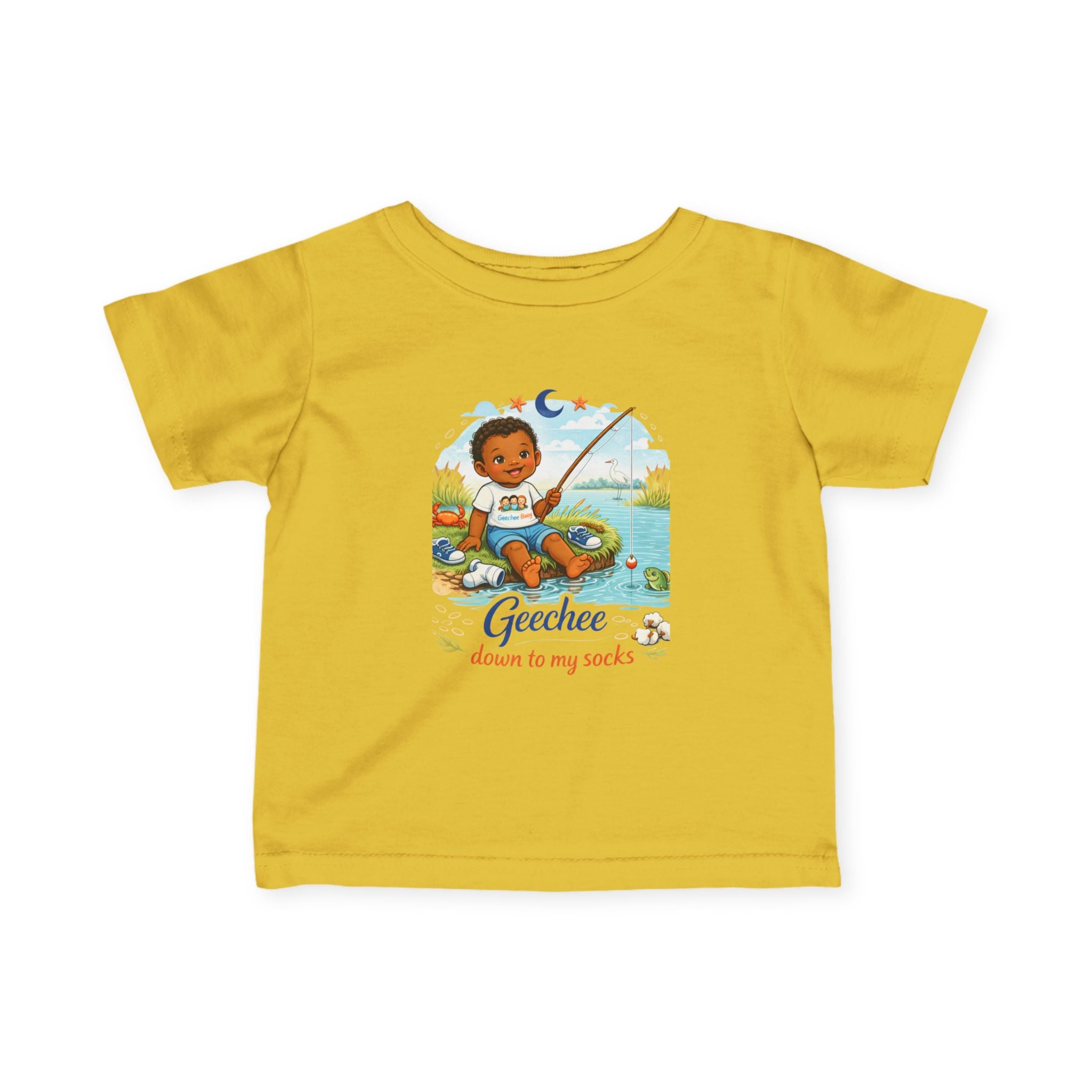 Geechee Baby "Down to My Socks" Infant Tee