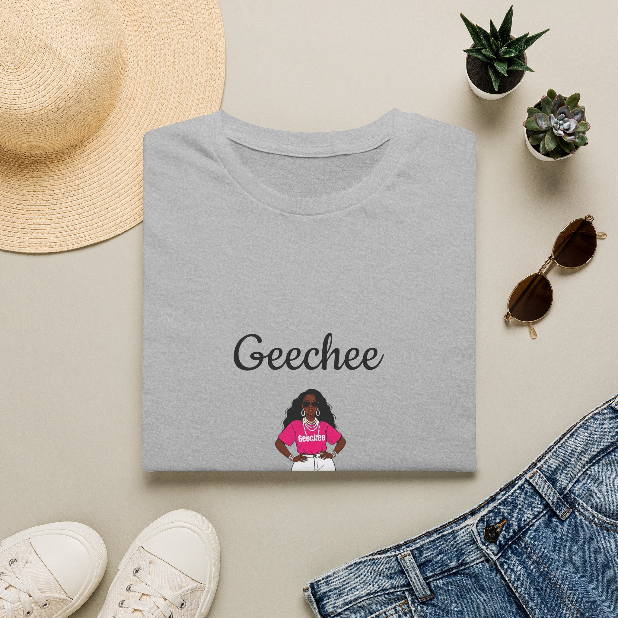 Geechee Glam Ma T-Shirt — Black Girl Magic Mom Graphic Tee