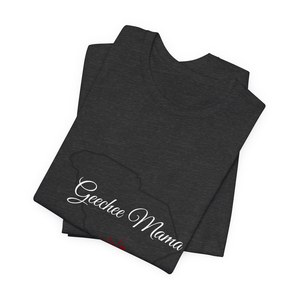 T-Shirt — "Geechee Mama" South Carolina Outline Mama Tee