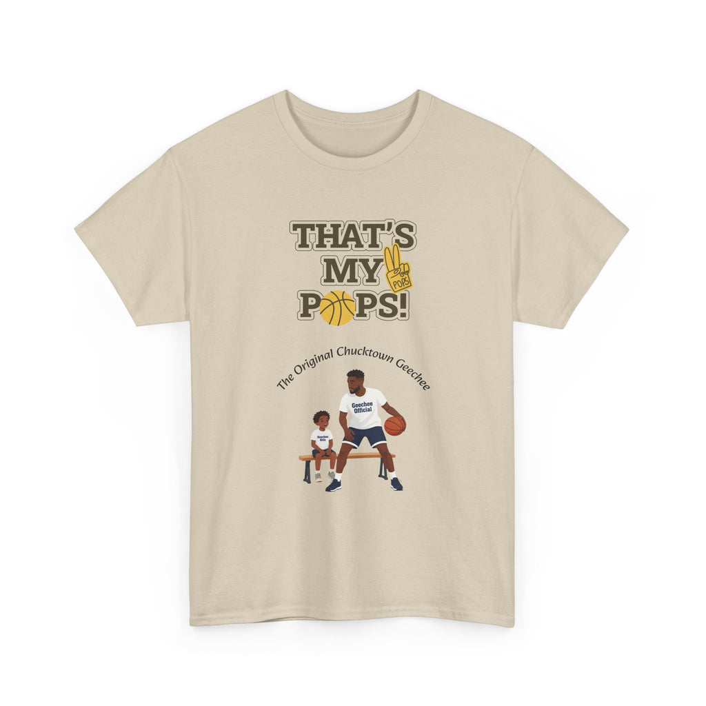 "That’s My Pops!" Basketball Dad T‑Shirt — Father & Son Sports Tee