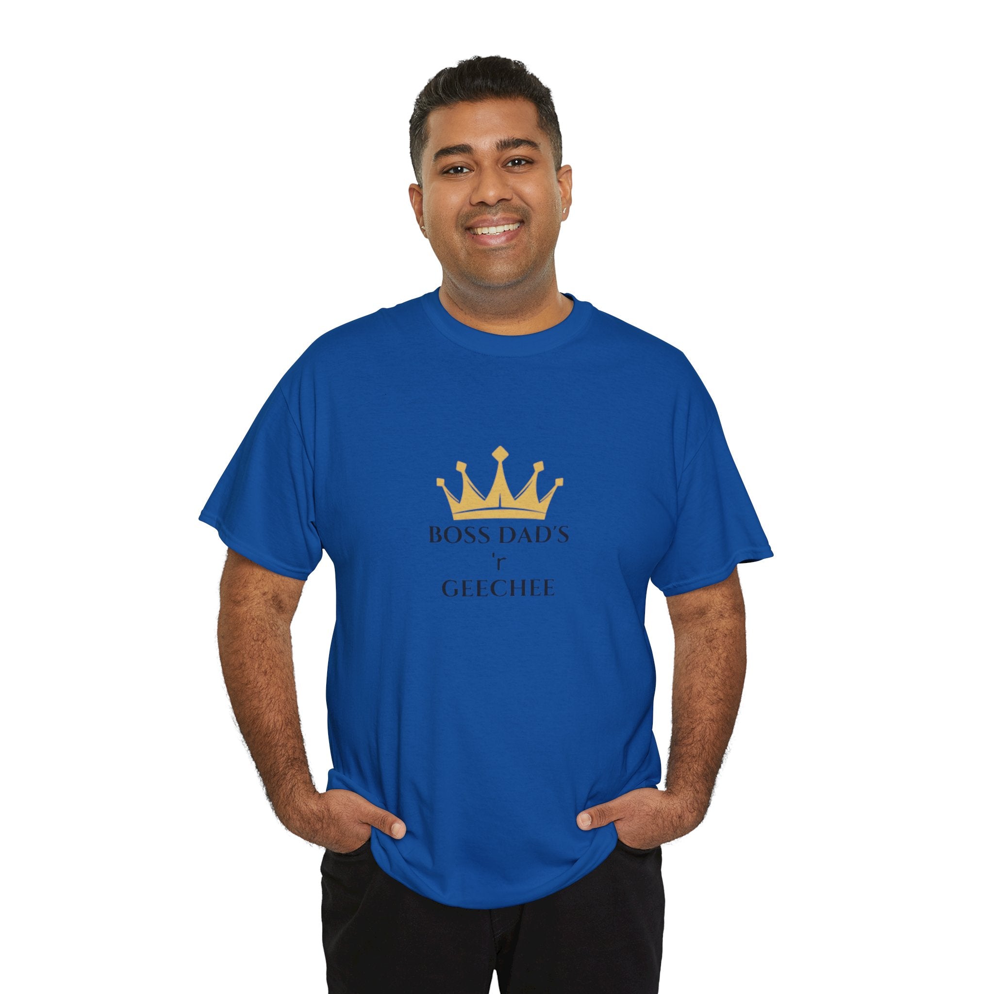 Geechee Dad "Boss Dad" T-Shirt — Gold Crown Geechee Dad Tee