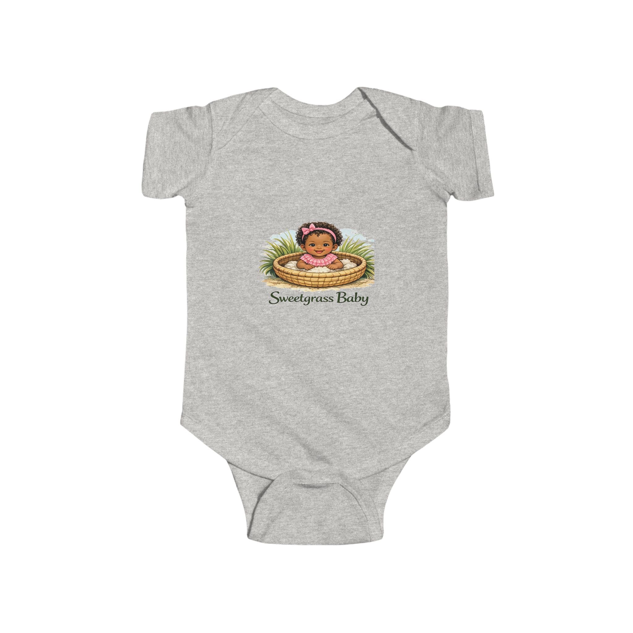Geechee Baby "Sweetgrass Baby" Infant onesie