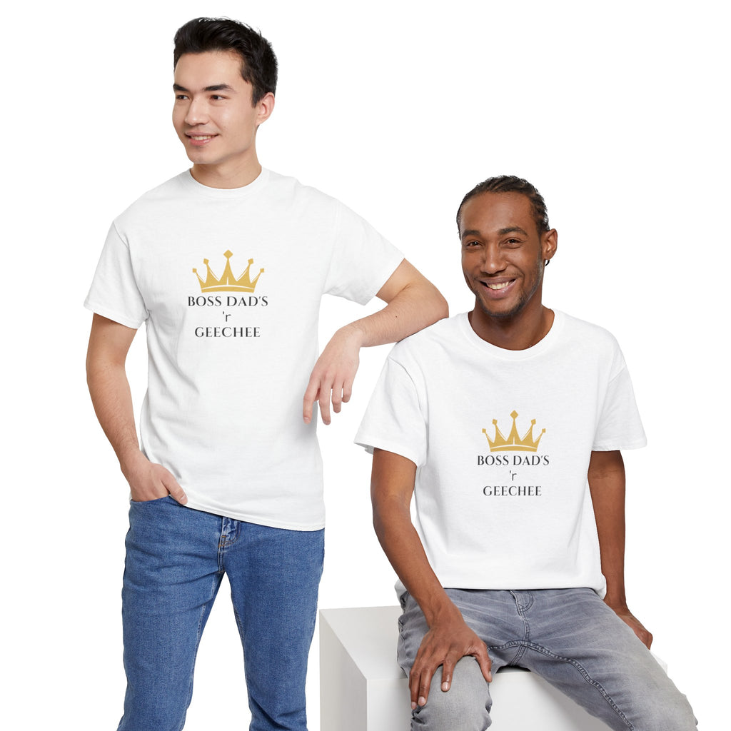 Geechee Dad "Boss Dad" T-Shirt — Gold Crown Geechee Dad Tee