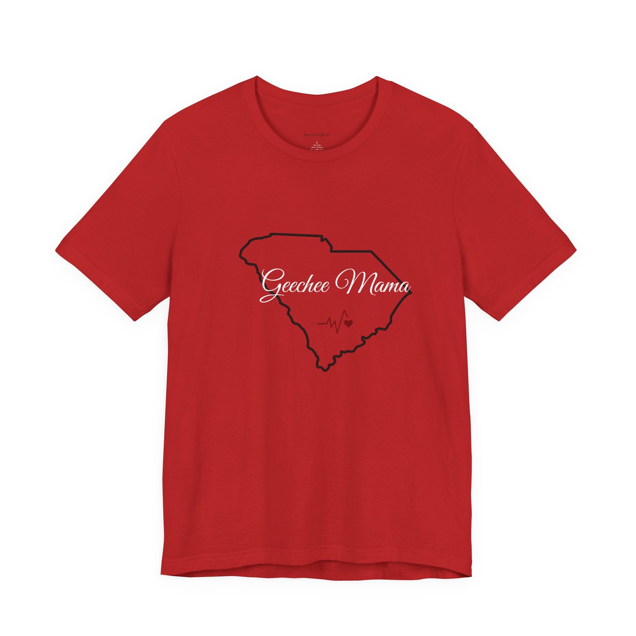 T-Shirt — "Geechee Mama" South Carolina Outline Mama Tee