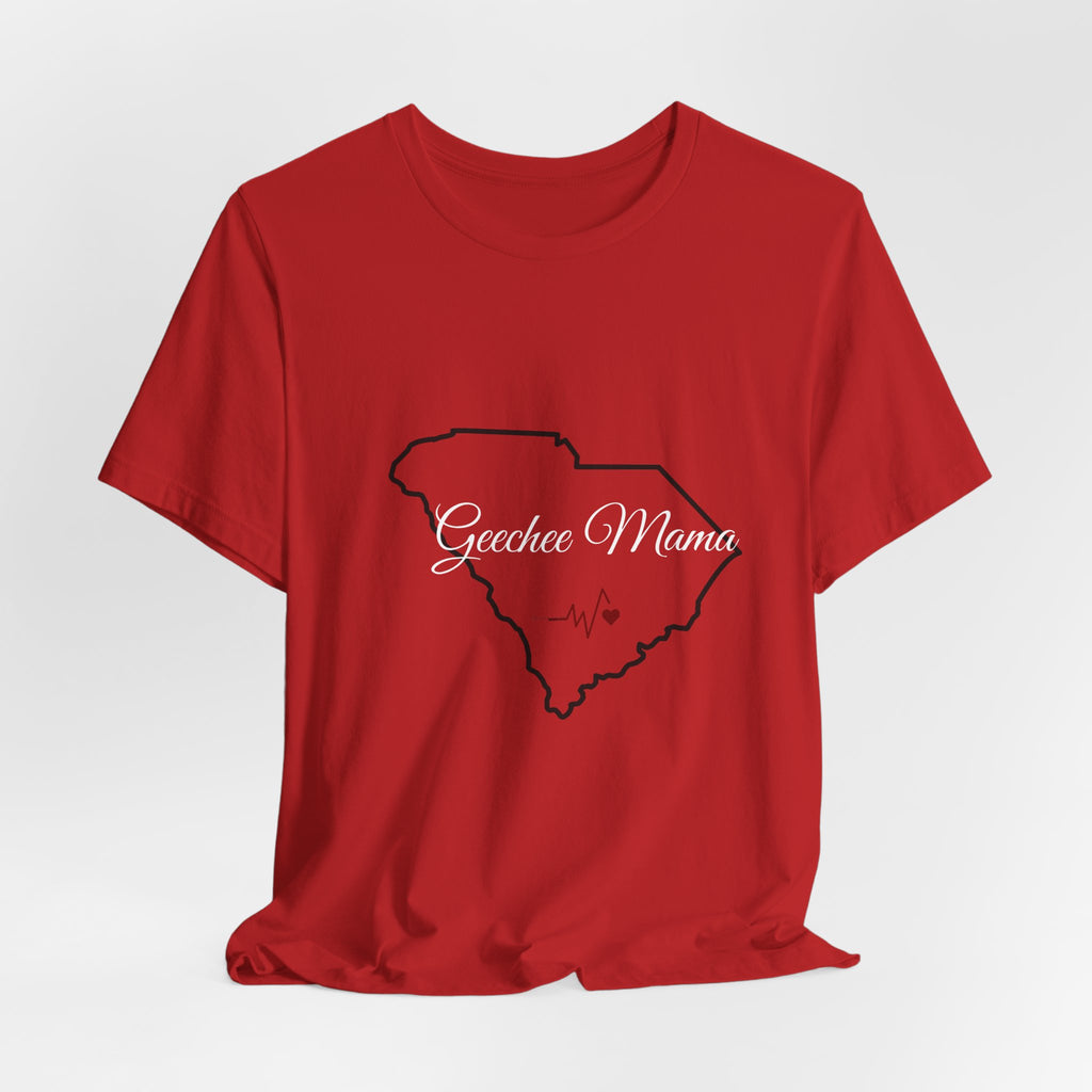 T-Shirt — "Geechee Mama" South Carolina Outline Mama Tee