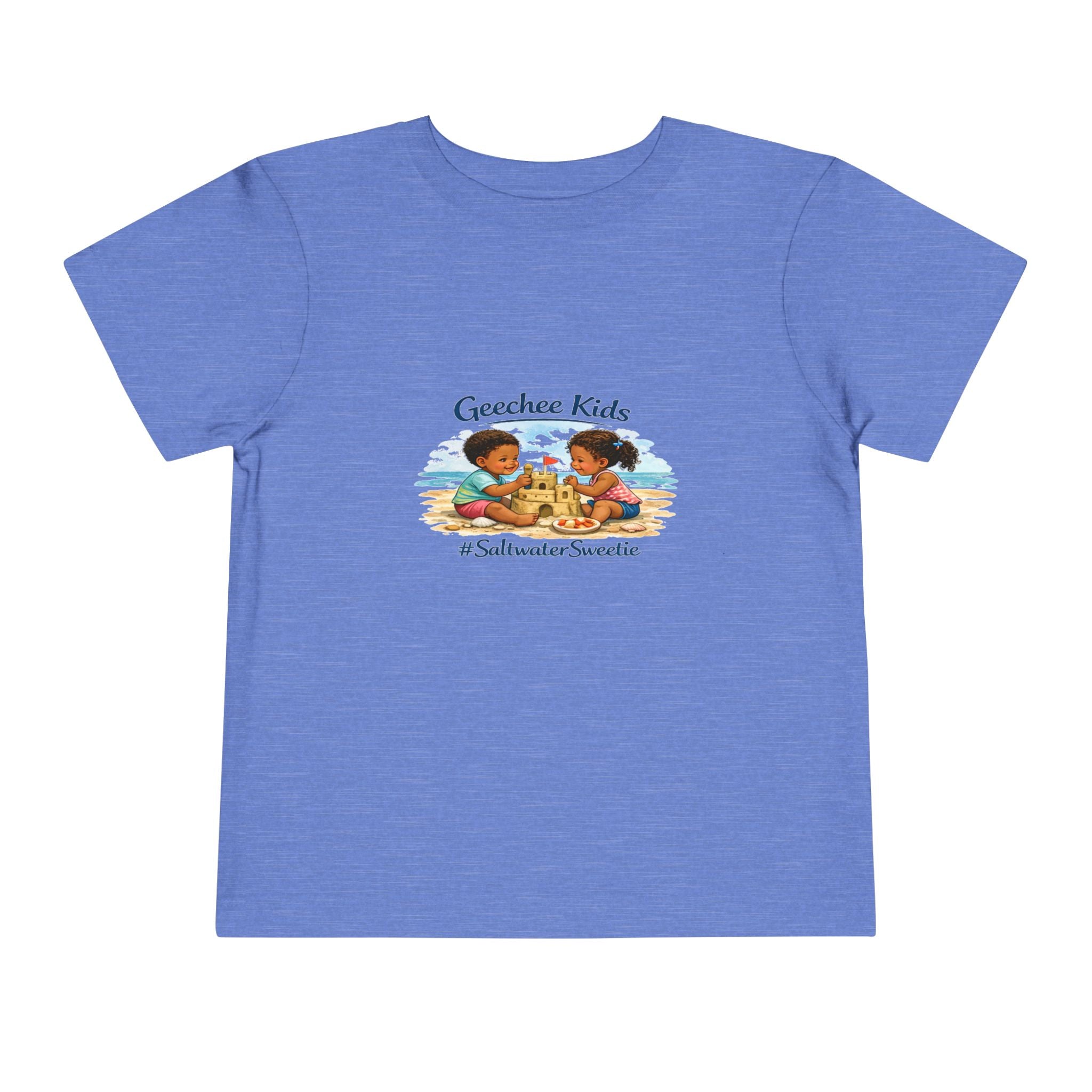 Geechee Kids "Saltwater Sweetie" Toddler Tee — Cute Beach Graphic Shirt