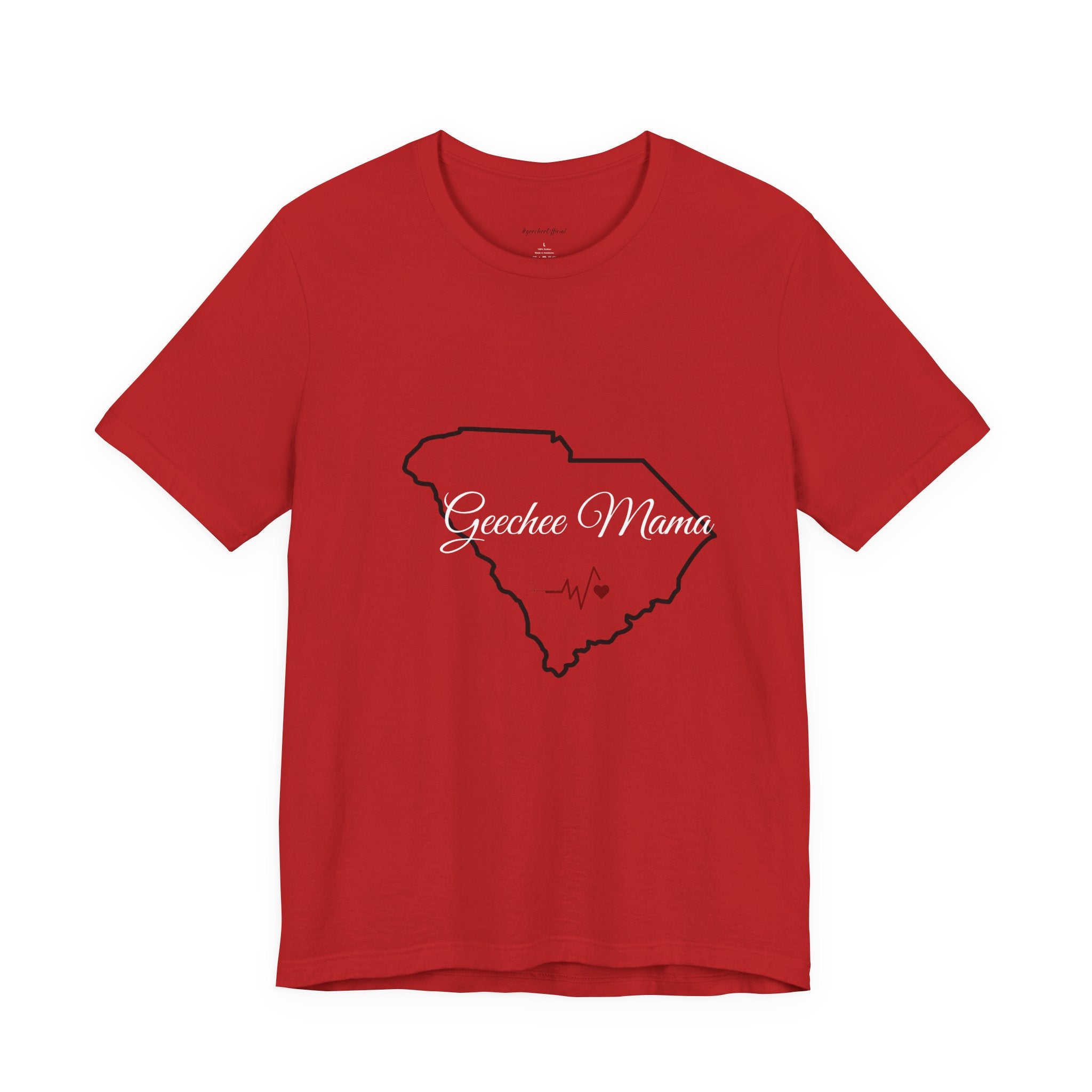 T-Shirt — "Geechee Mama" South Carolina Outline Mama Tee